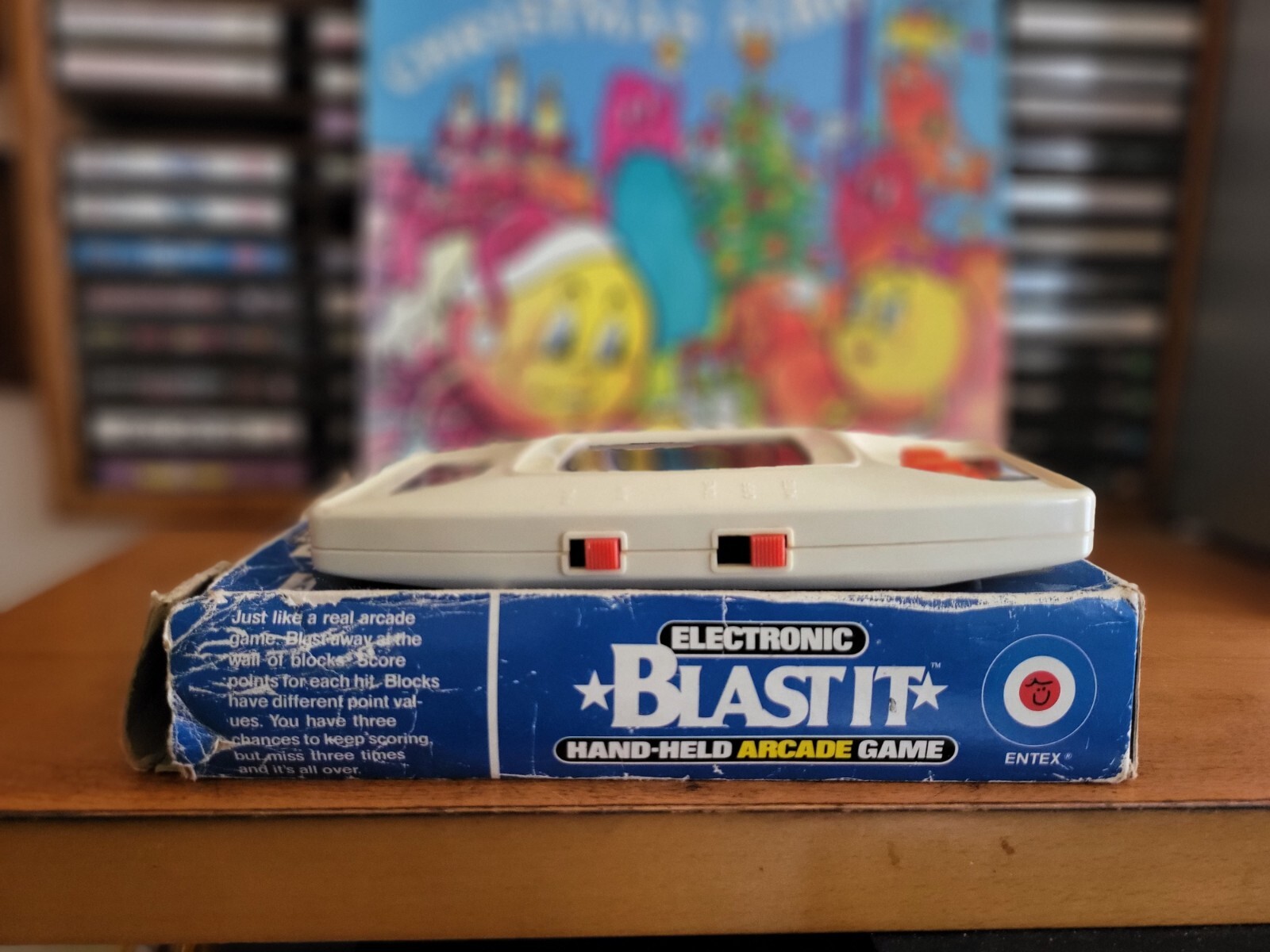 Entex Blast it Vintage 1980 LED Handheld Electronic Game – RARE TESTED WORKING