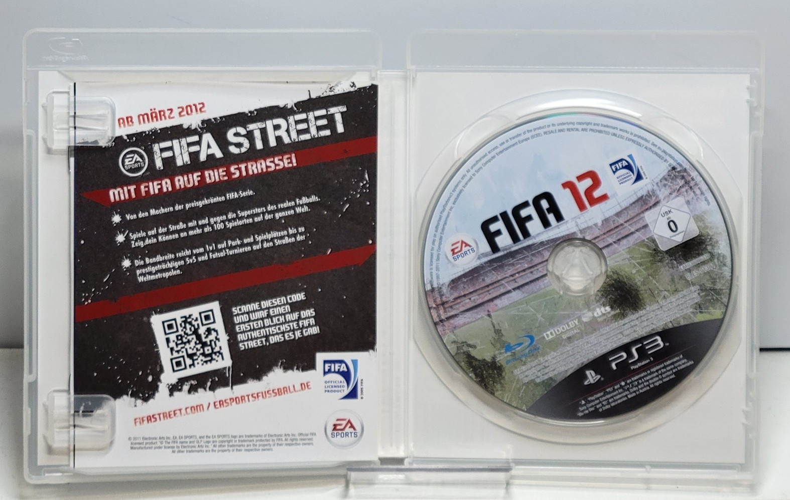 FIFA 12 PS3 Sony Playstation 3 PAL ITA Used Italian Soccer COMPLETE