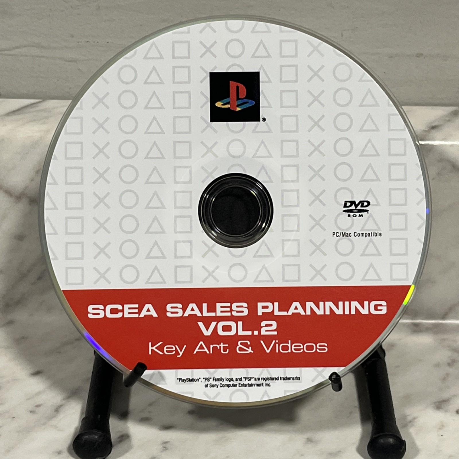 GameStop SCEA Sales Planning Vol.2 Key Arts & Video Game DVD Rare HTF PSP PS2&3