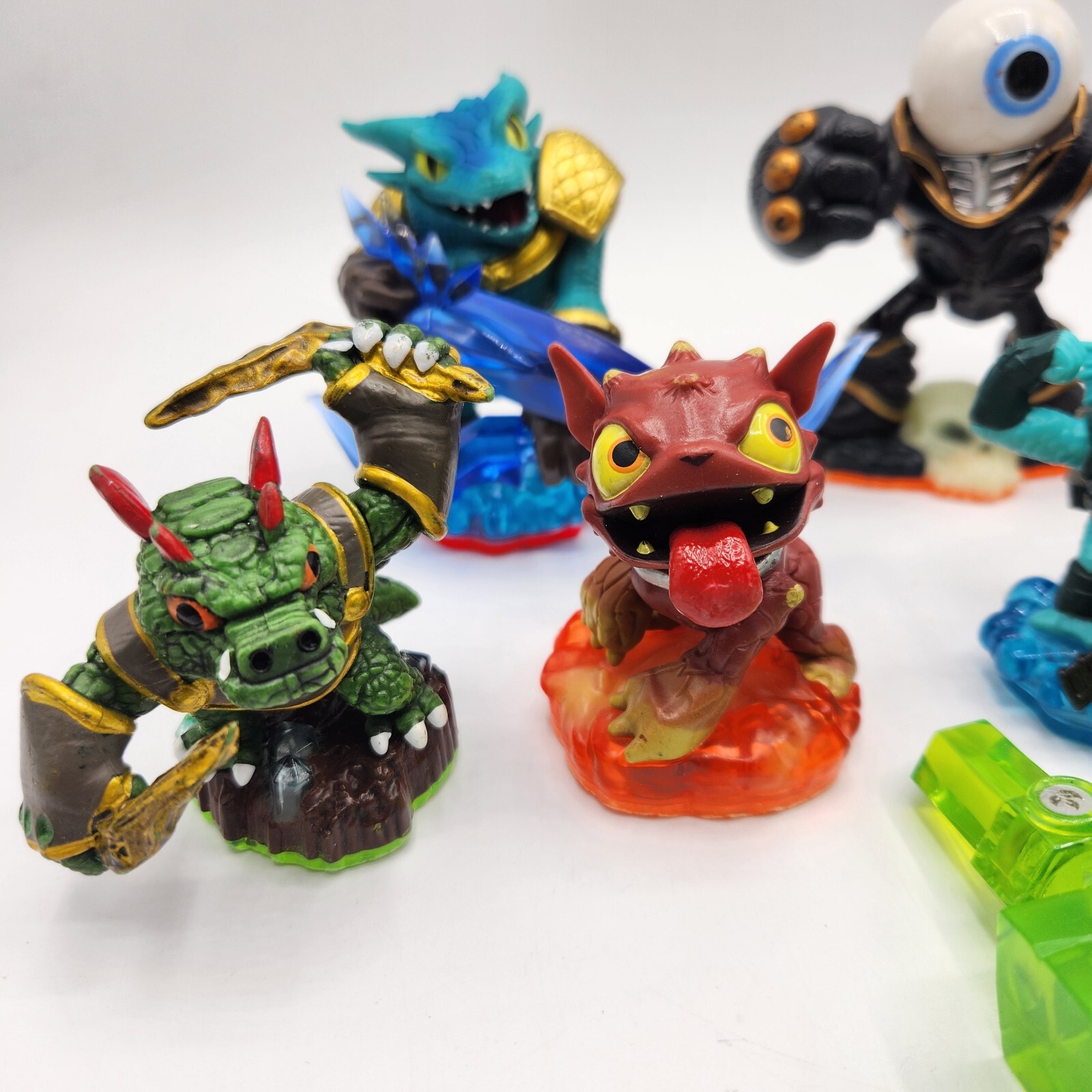 Skylanders Swap Force Lot Hot Dog Snapshot Dino Rang Eye Braul Snapshot Sky More