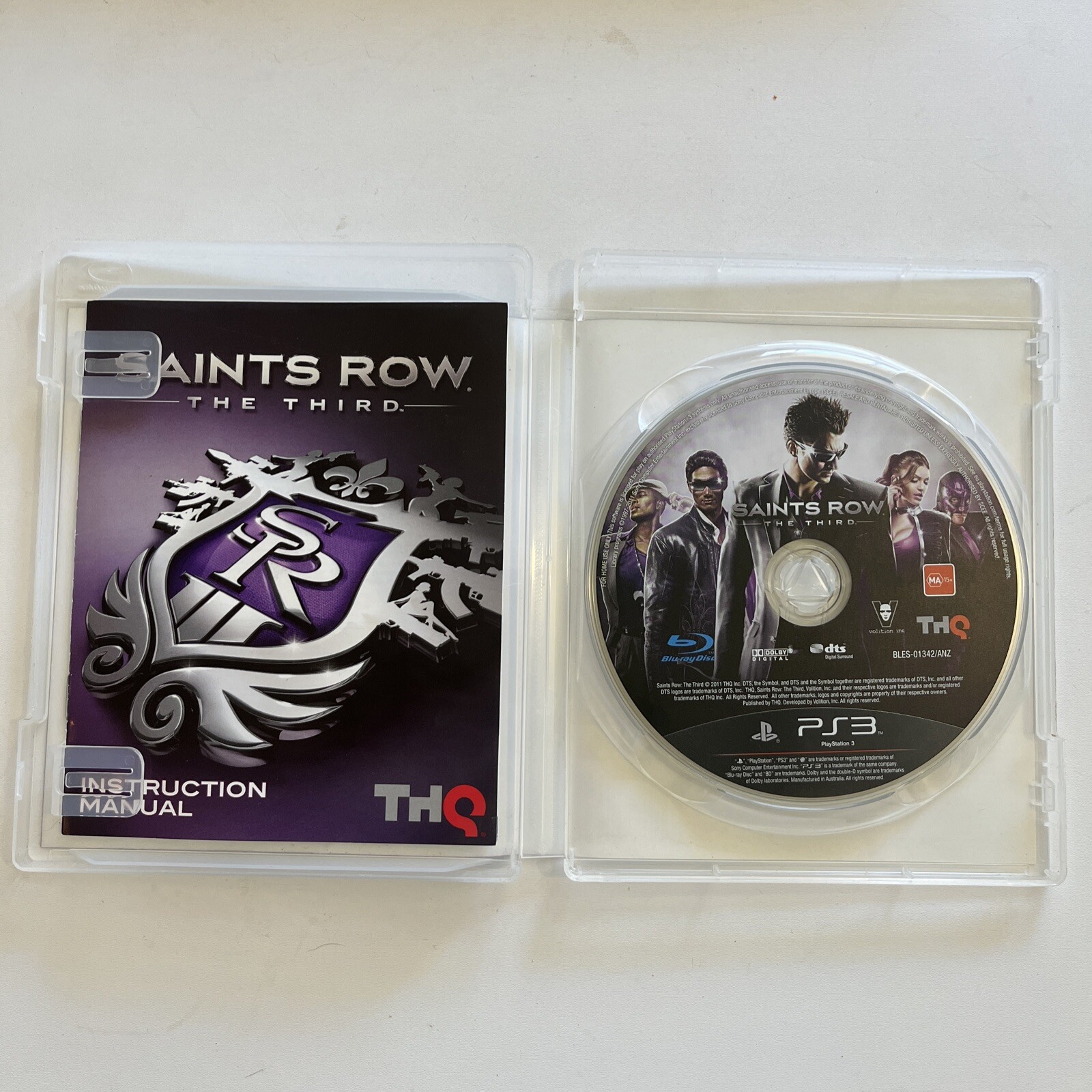 Saints Row The Third (Sony Playstation 3 PS3) With Manual