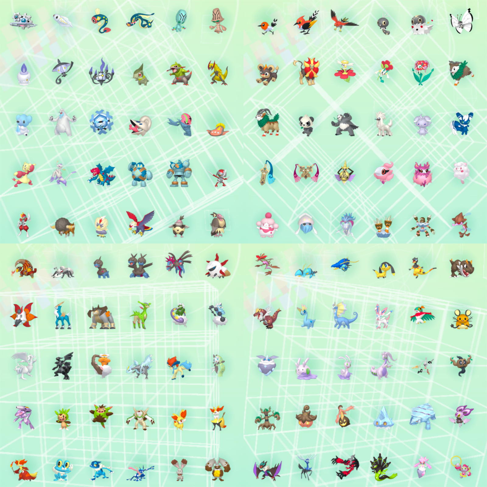 POKEMON Home Living Dex Pokedex Complete Normal Gen 1-7 100% Legit 927 Pokemon