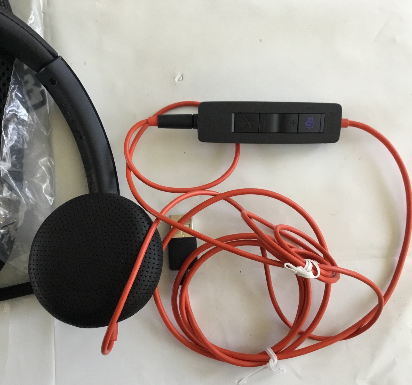 Plantronics Poly Blackwire BW3315T Series BW3300-M USB-A—————20