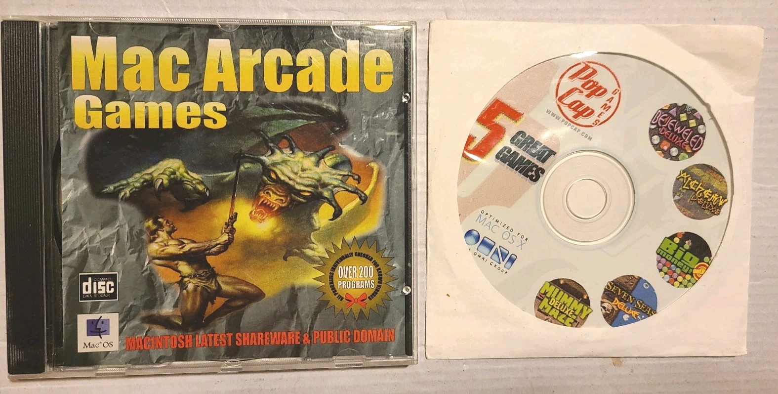 50 Macintosh Mac Video Game LOT 200 Program Arcade+Learning Educational Software