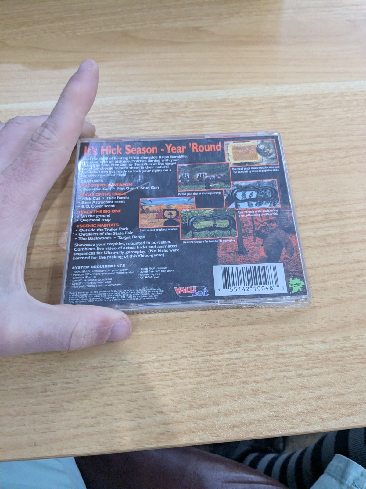 N1 Deer’s Revenge A Parody of The Smash Hit Deer Hunter CD-ROM PC Video Game