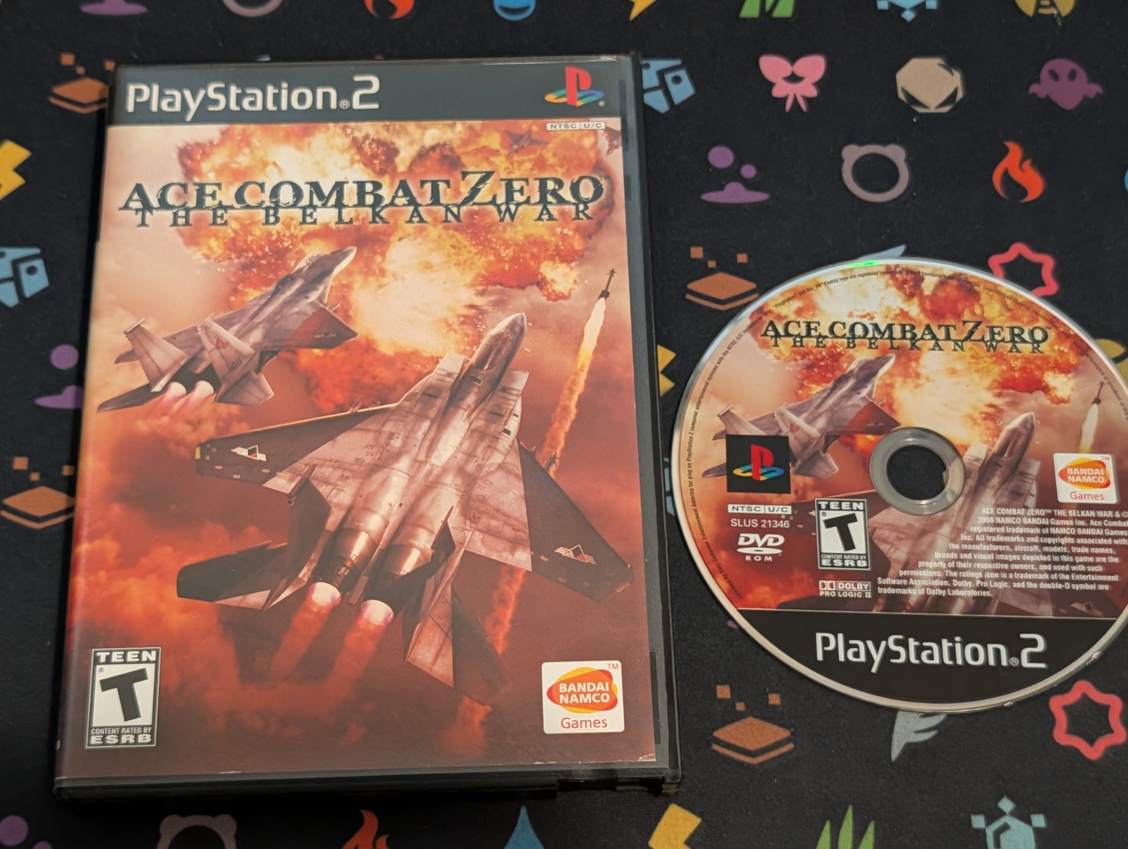 Ace Combat Zero: The Belkan War (Sony PlayStation 2, 2006) Tested & Working