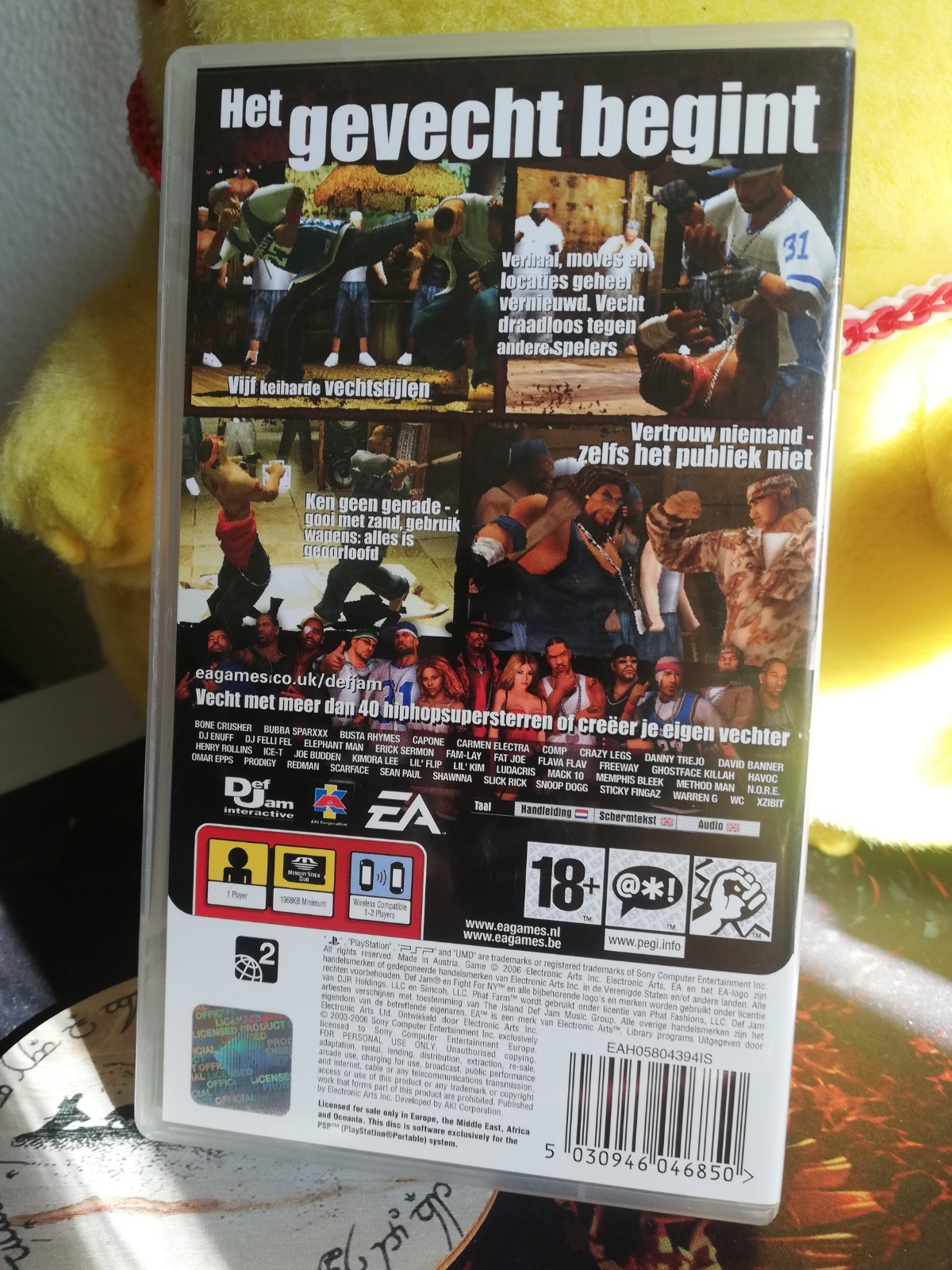 Def Jam Fight For NY The Takeover PSP European Version Not Shipping To The US