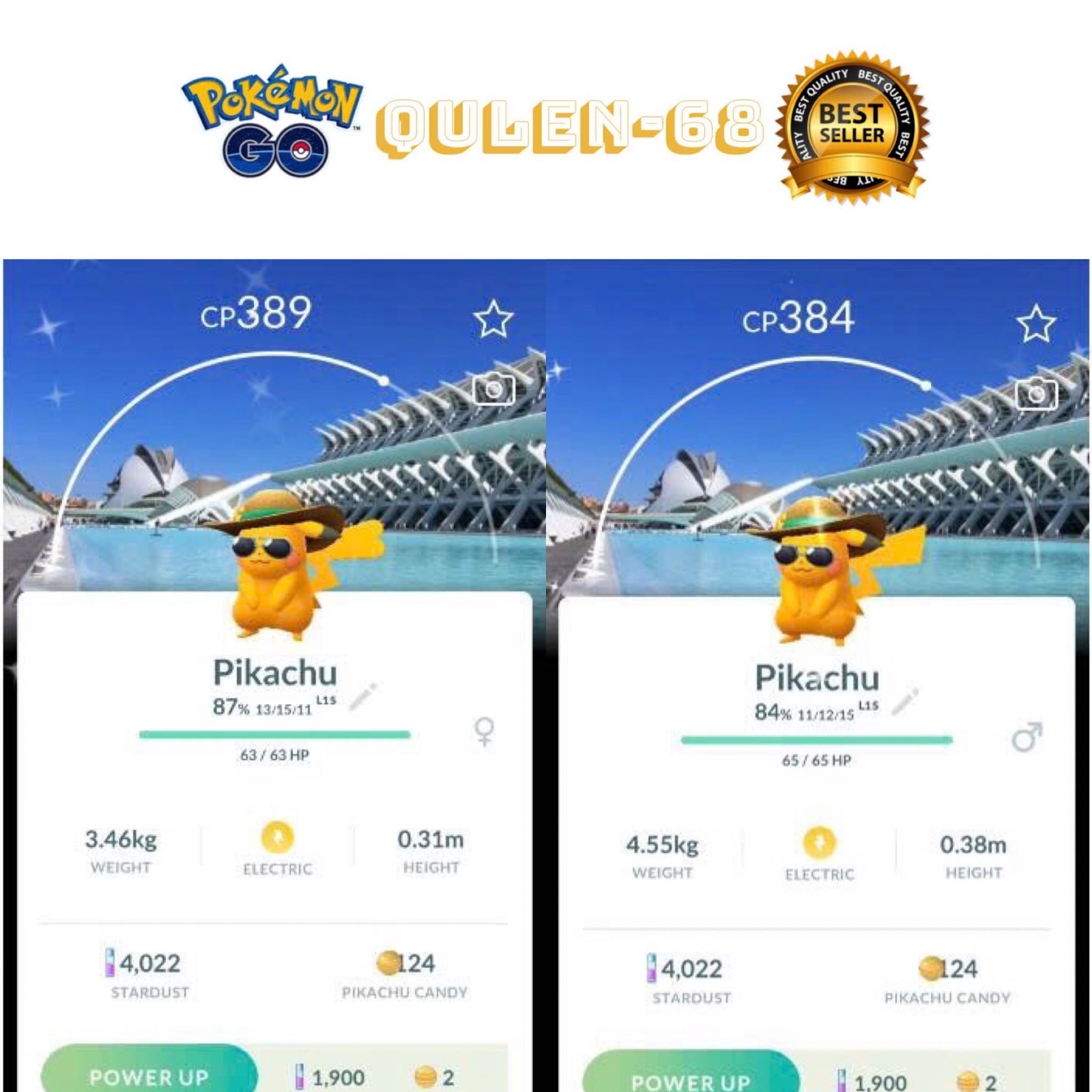 Shiny pikachu summer hat Bg Spain – Road Trip – trade registered – available