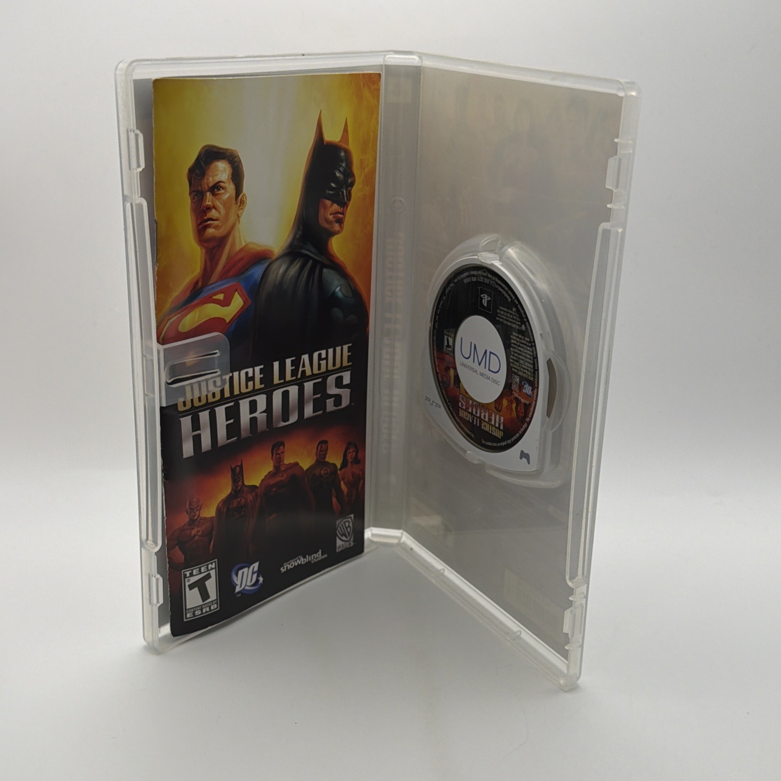 Justice League Heroes PSP Action Adventure RPG WB Games Manual Included 2006