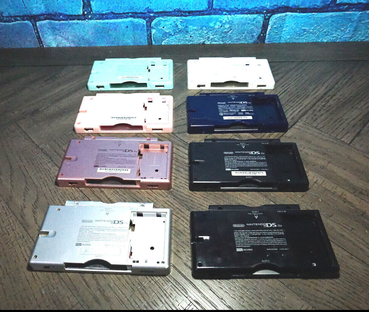 Various Original OEM Nintendo DS Lite Parts & Pieces Covers / Housing / Buttons