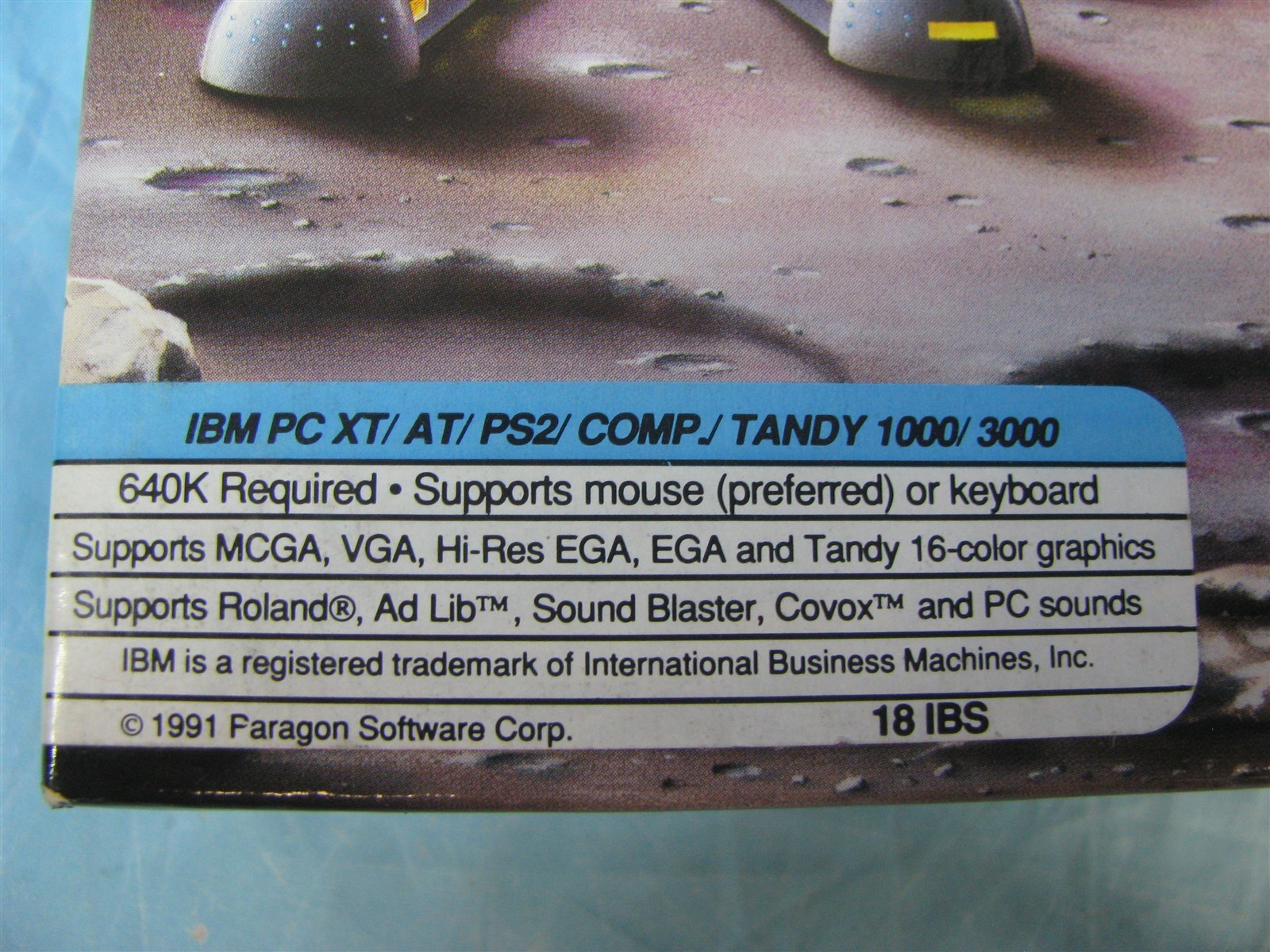 VINTAGE 1989 Millennium Return To Earth Big Box (PC MS-DOS 5.25) FREE SHIPPING