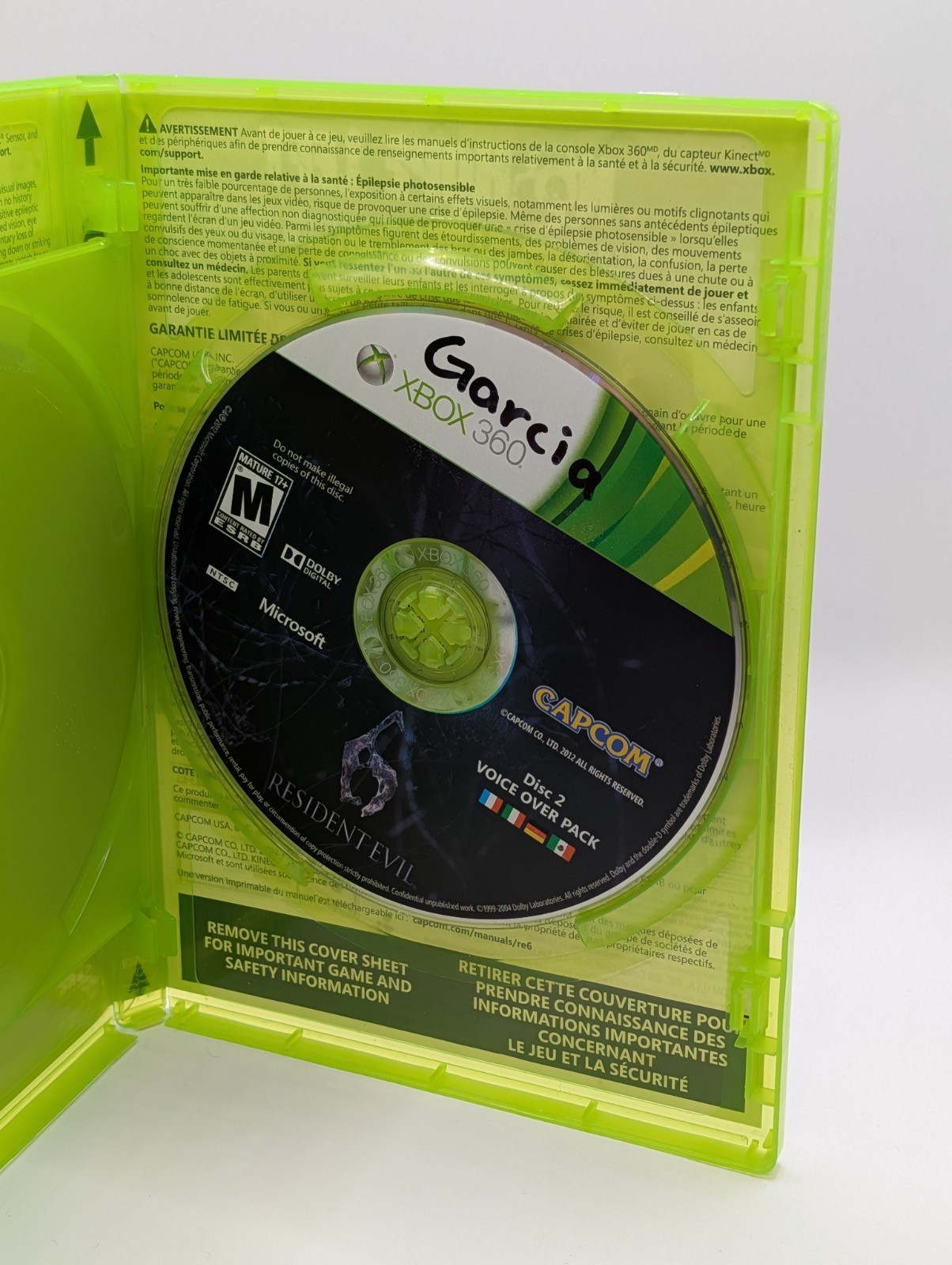 Resident Evil 6 Microsoft Xbox 360 – Tested
