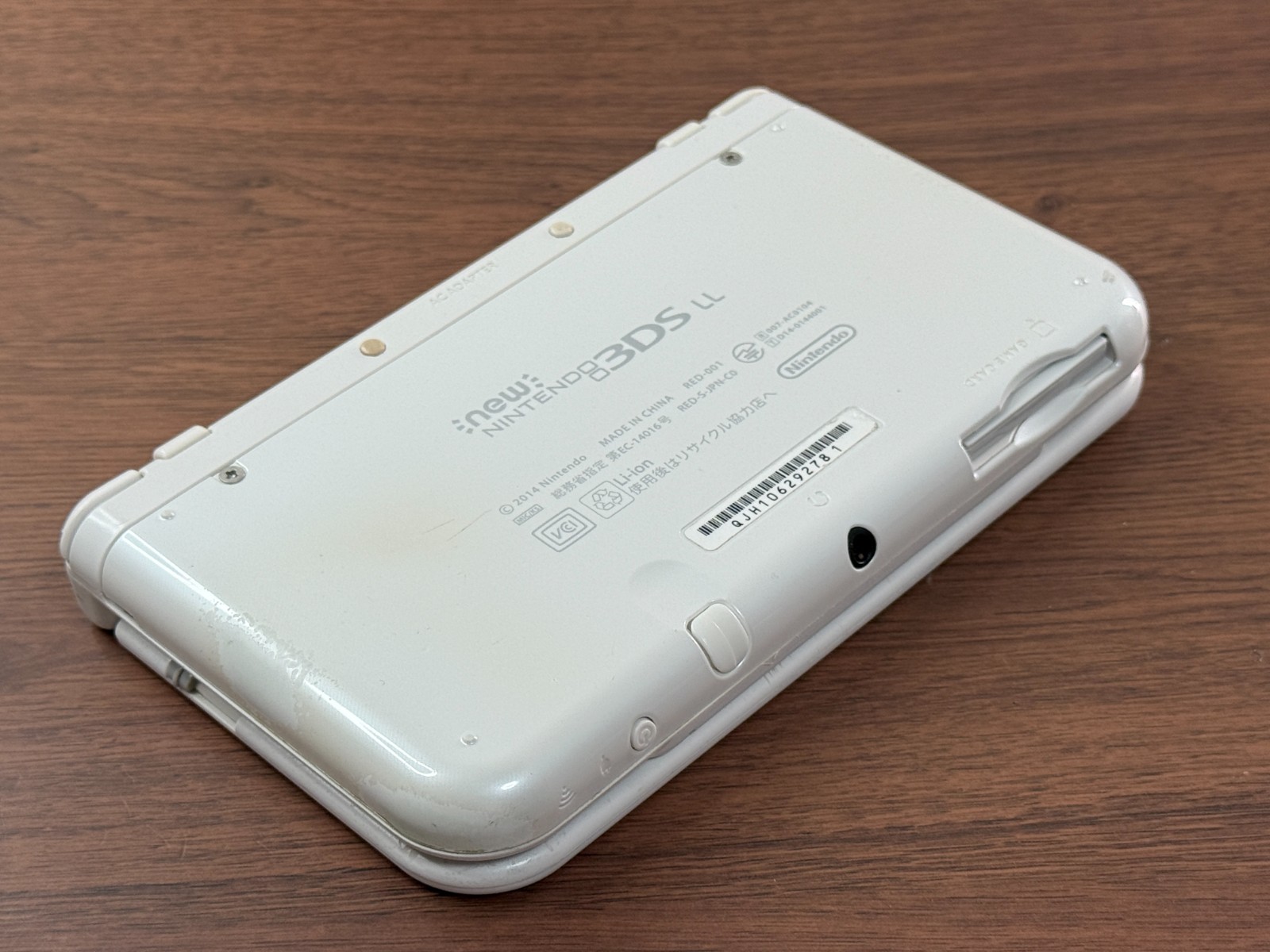 Nintendo New 3DS LL XL Pearl White Console Tested Japan ver R6258