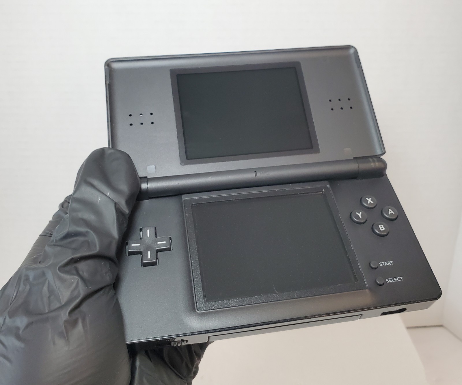 Nintendo DS Lite Onyx Black (USG-001) with Charger Stylus & 2 Games TESTED ✅️