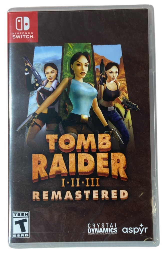 Tomb Raider I II III 1 2 3 Remastered Switch – NEW SEALED