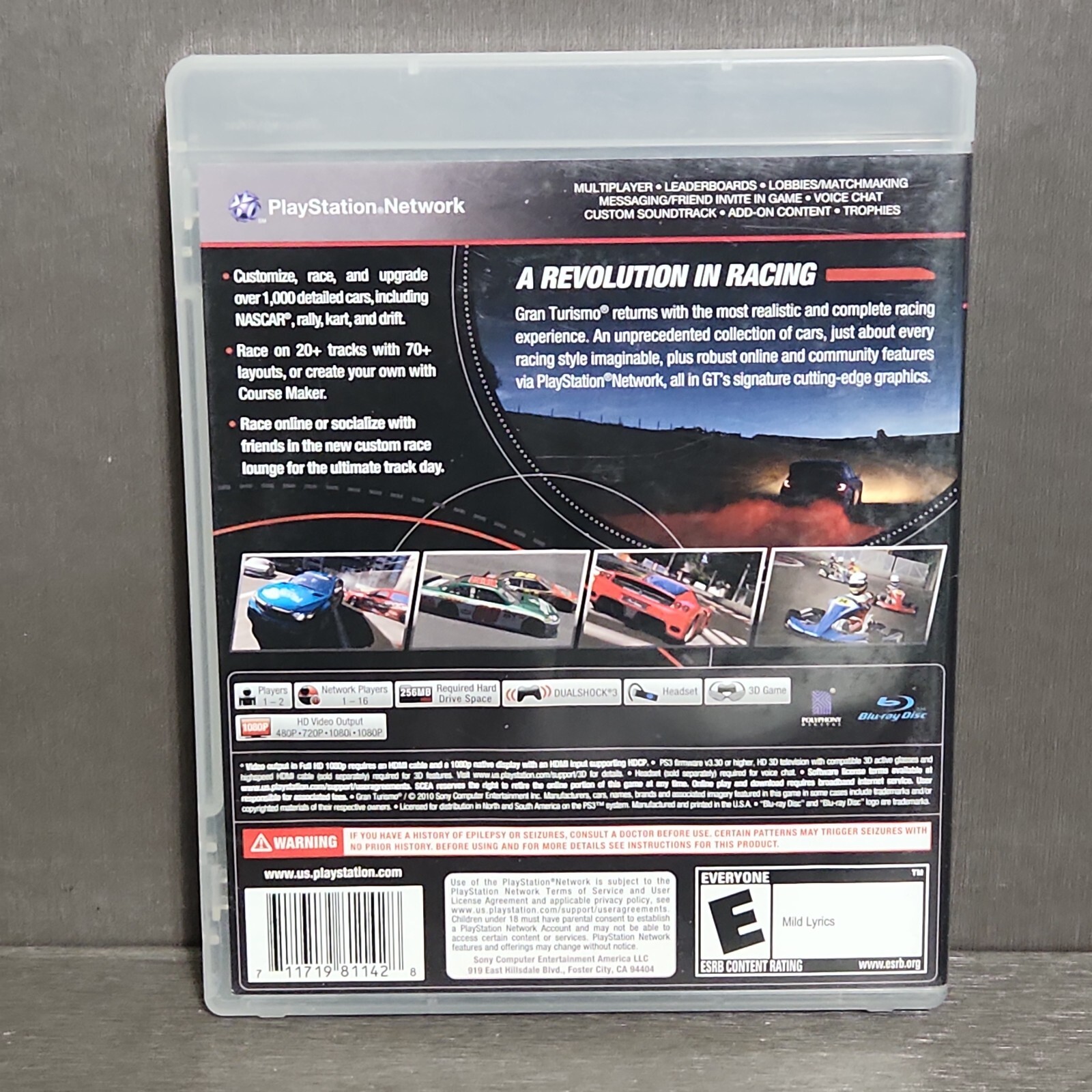 Gran Turismo 5 PlayStation 3 PS3 Complete Video Game