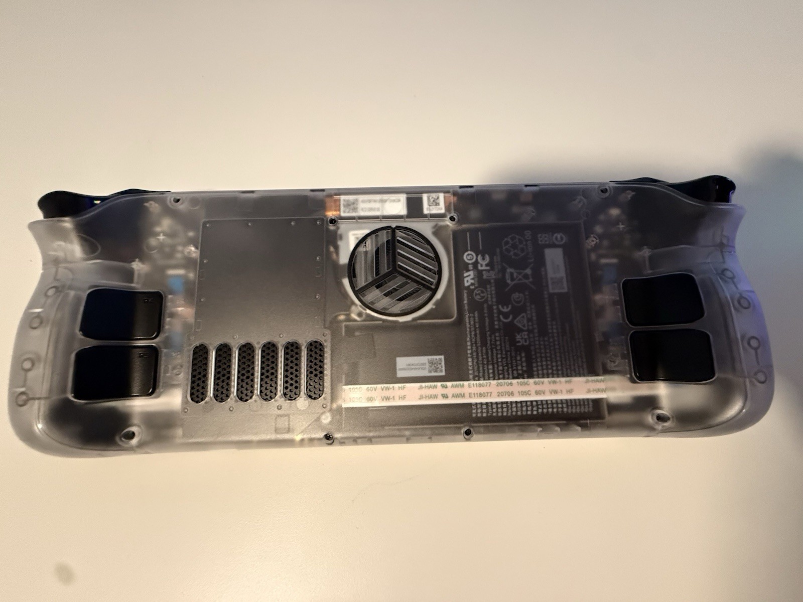Valve Steam Deck 64GB Upgraded to 256GB, Jsaux Back Plate, Hall Effect Joysticks