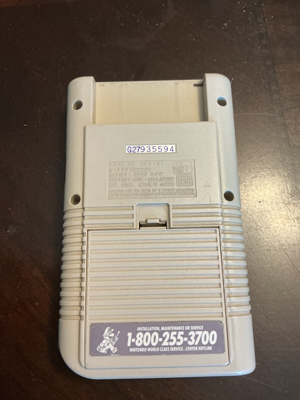 1989 Nintendo Game Boy Handheld System Gray – Tested And Works