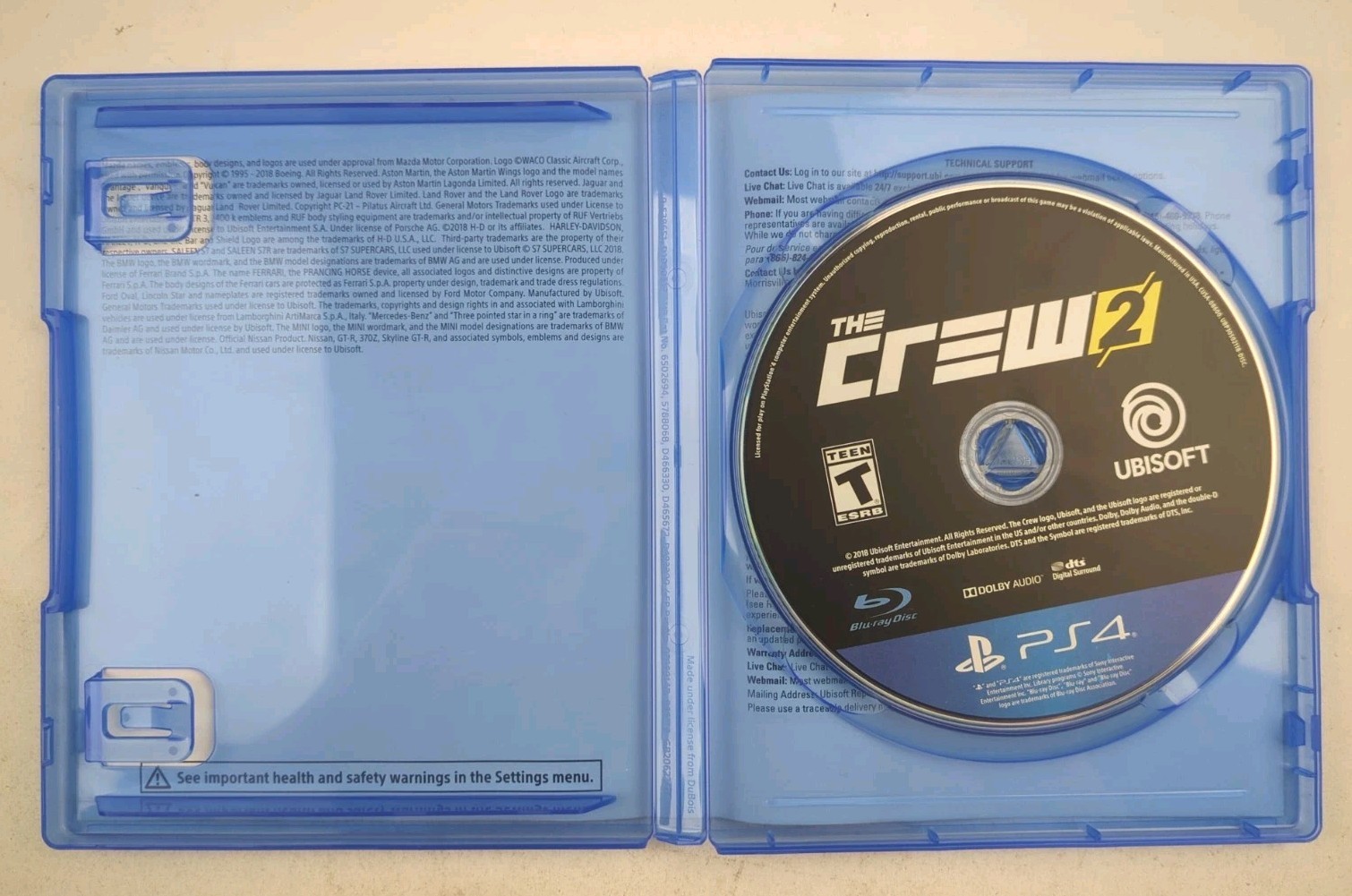 The Crew Ultimate Edition & The Crew 2 PS4 2 Game Car Racing Bundle Lot CIB