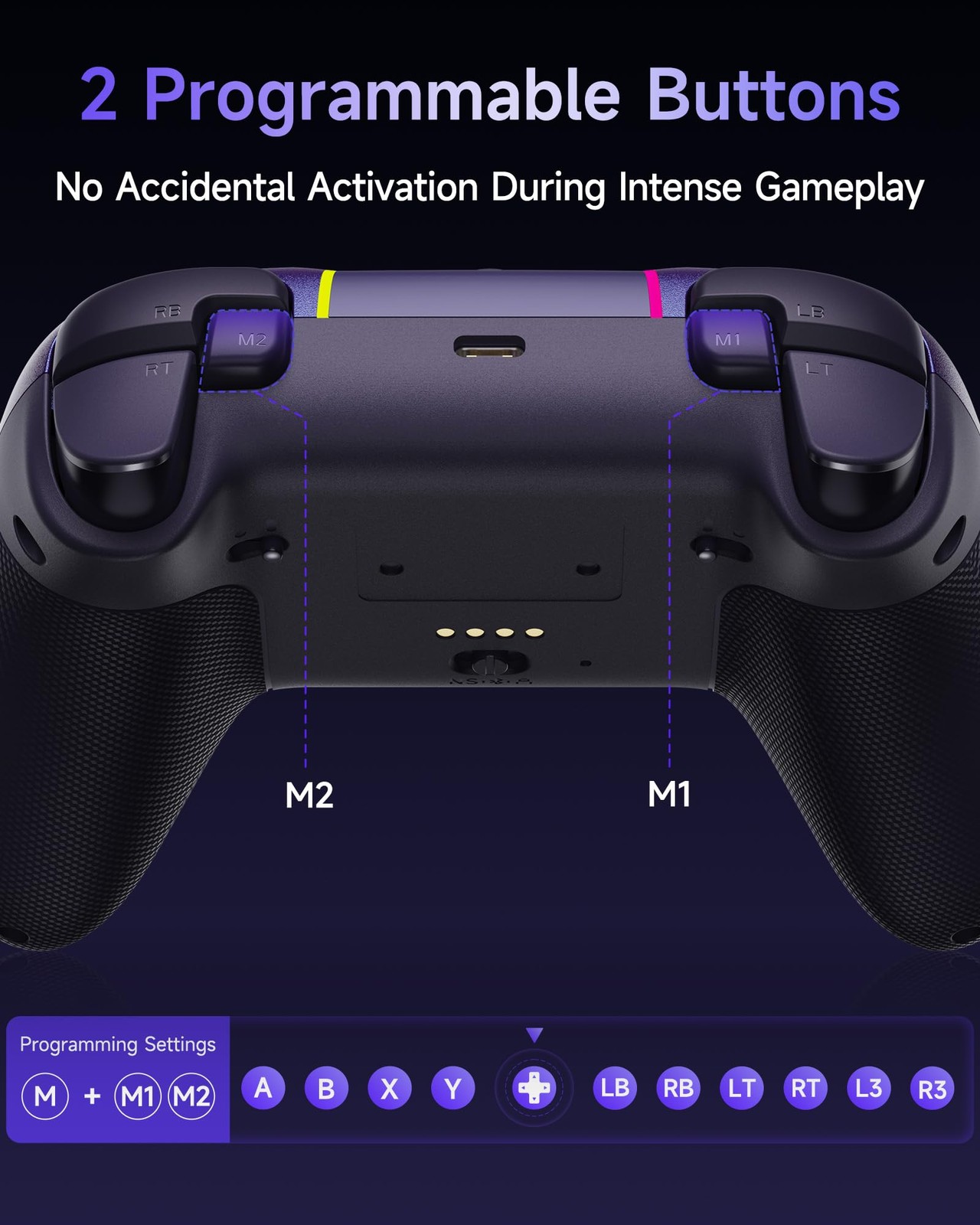 EasySMX X05Pro Wireless Controller for PC – Ergonomic SkinLike Grip, QuietTou…