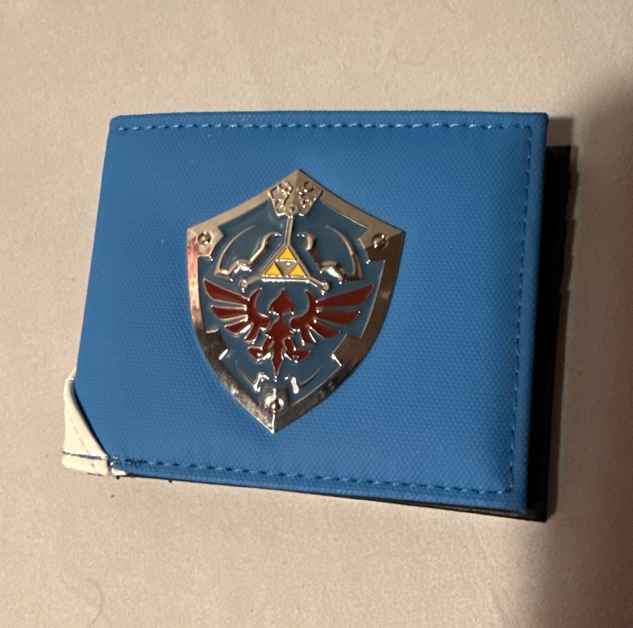 Legend of Zelda Link Hylian Shield Bifold Wallet – Blue Black White