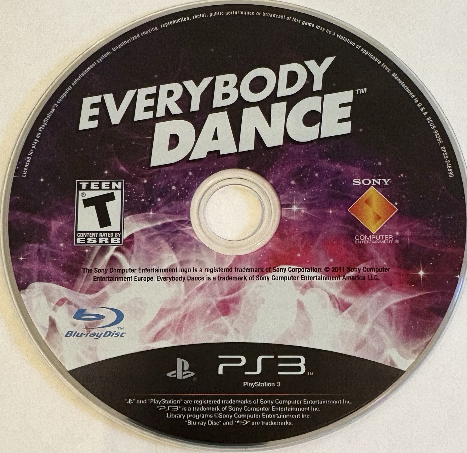 Everybody Dance (Sony PlayStation 3, PS3) DISC ONLY | NO TRACKING | M3319