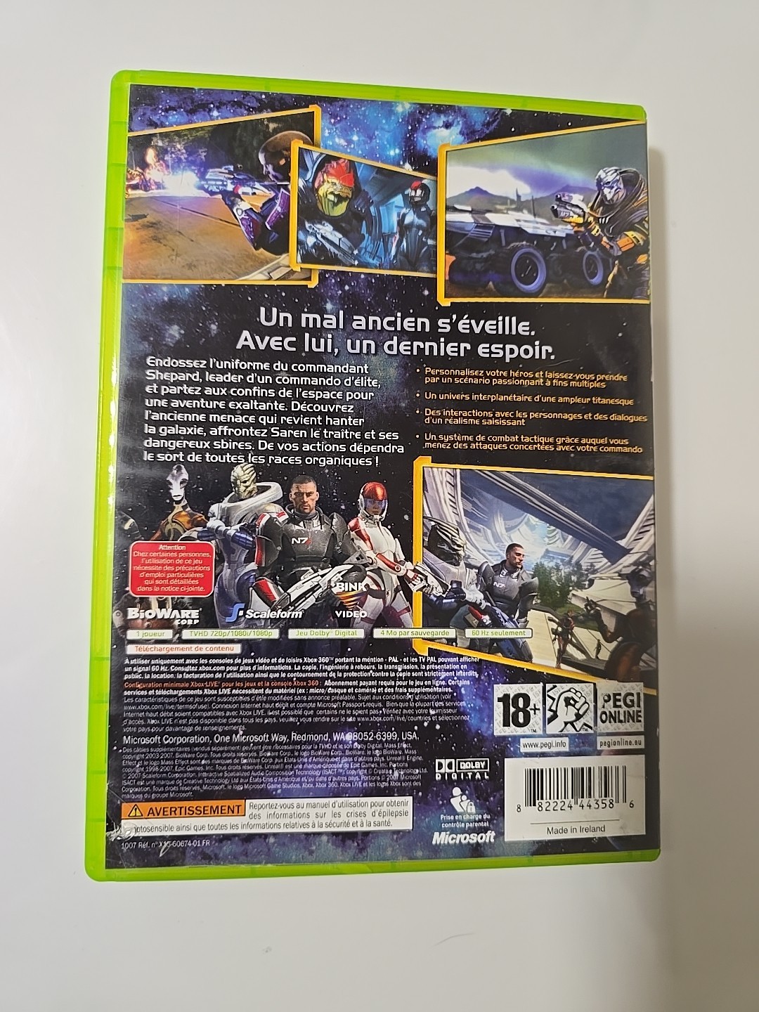 Mass Effect Classics XBOX 360 Import PAL Region Free Compatibility