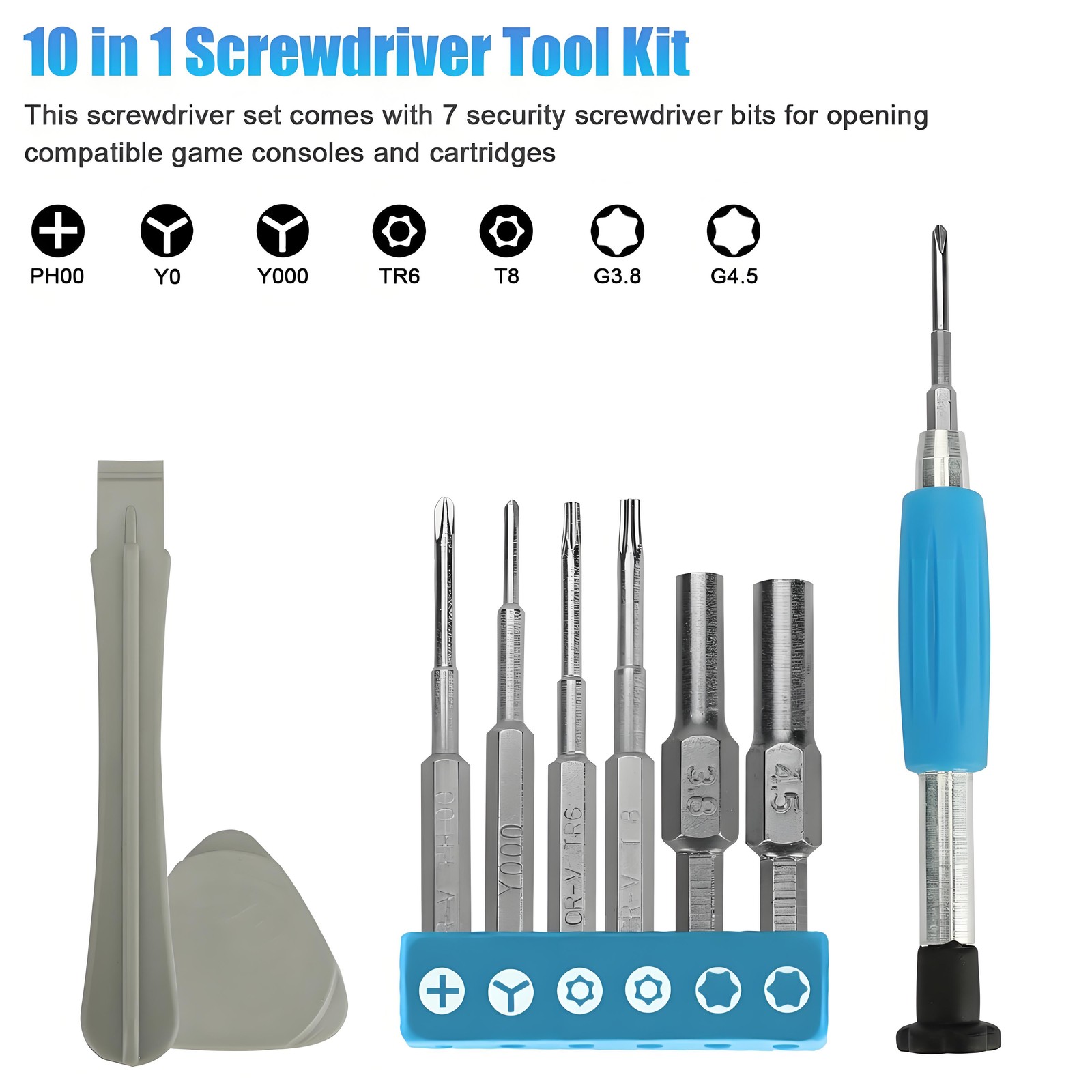 Nintendo Screwdriver Set – for NS Switch, NES/SNES/N64 & Game Boy Consoles