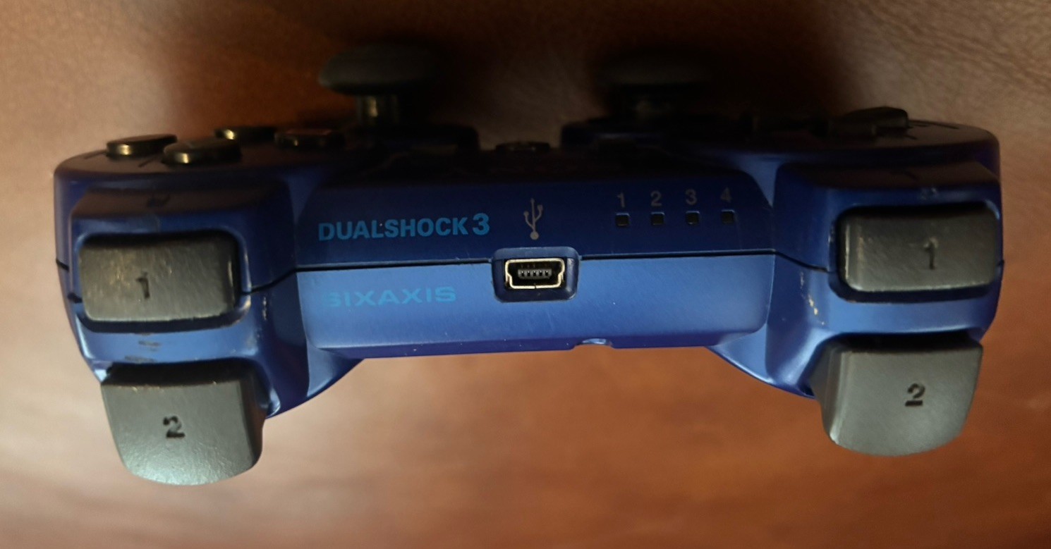 Sony DUALSHOCK 3 PS3 Wireless Bluetooth SIXAXIS Controller, Blue CECHZC2Ua1