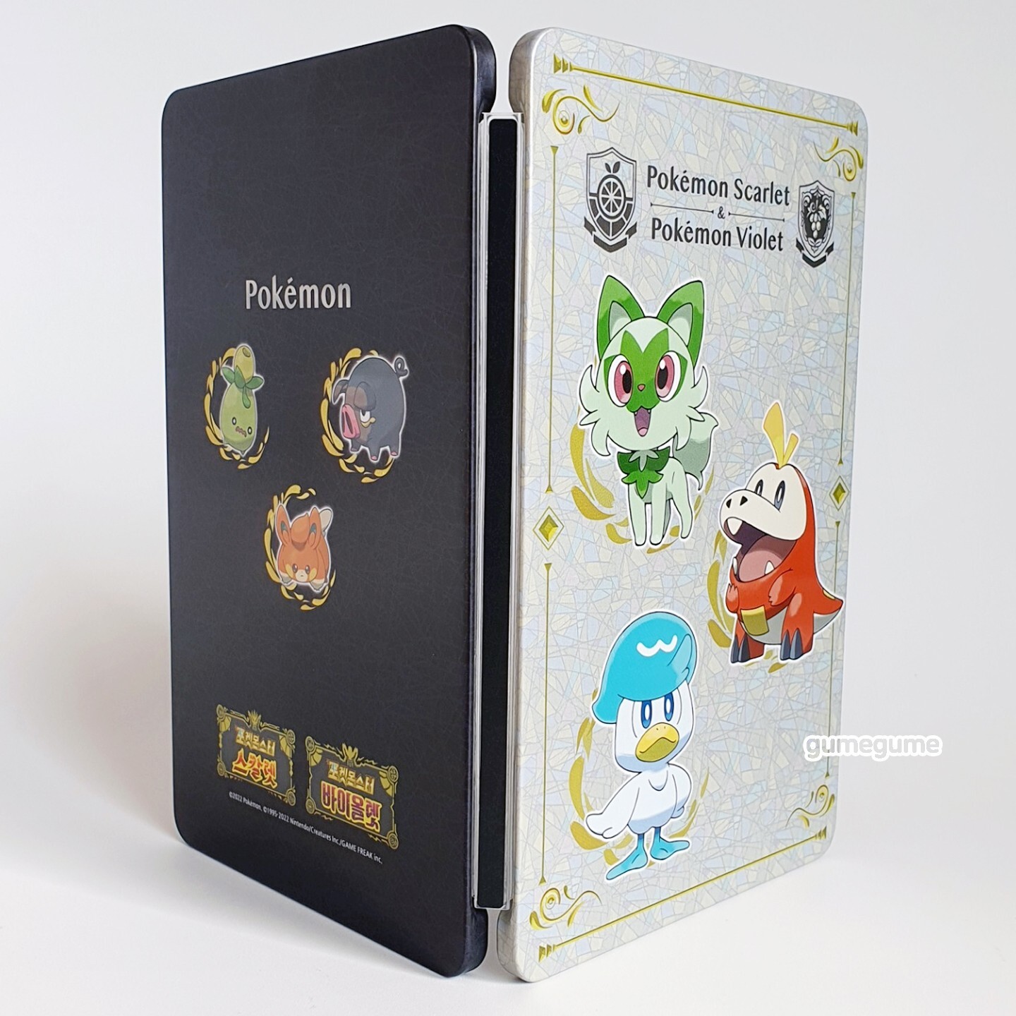 Pokemon Scarlet Violet Steelbook Type2 Starting Nintendo Switch Korea Exclusive