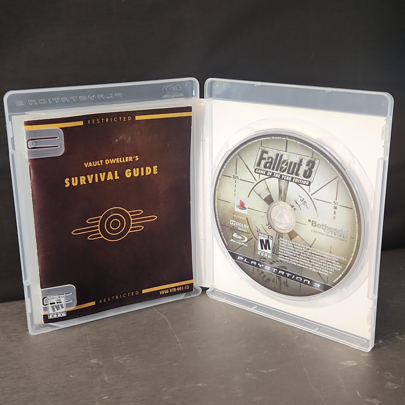 Fallout 3 Game Of The Year Edition Sony PlayStation 3 PS3 Game CIB Action RPG