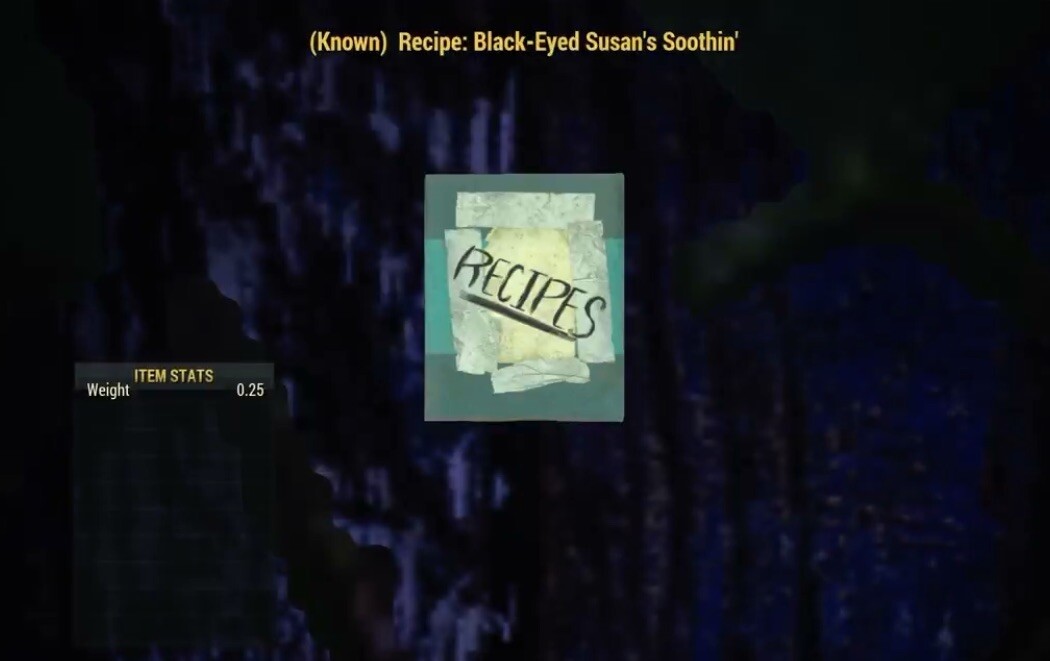 (Xbox) Black-Eyed Susan’s Soothin’ Recipe – Rare XP Buff and Damage Buff
