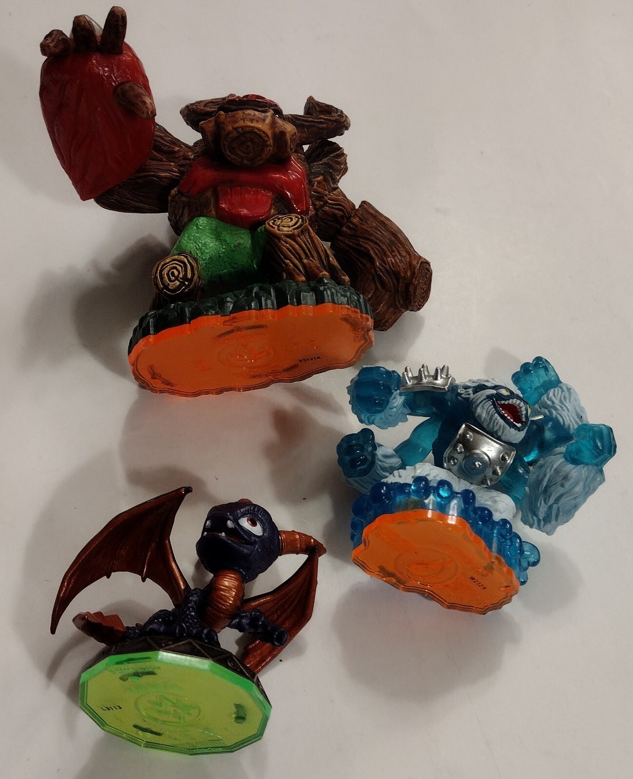 Tree Rex Slam Bam Mega Ram Spyro Skylanders 3 figure lot Giant orange swap force