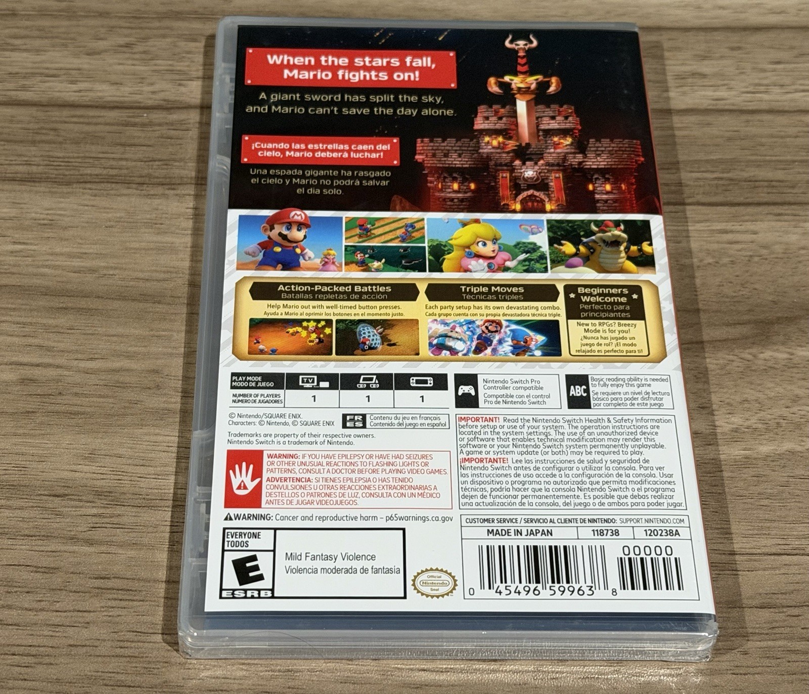 Super Mario Bros RPG – Nintendo Switch BRAND NEW SEALED