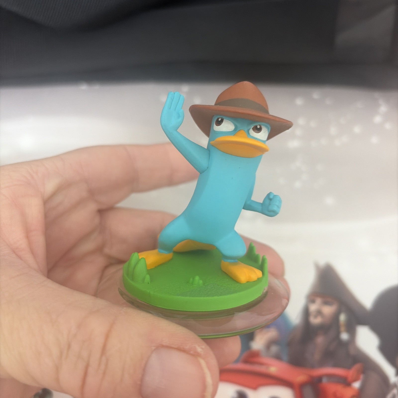 Disney Infinity 1.0 Agent P figure with card Wii Xbox 360 Phineas & Ferb