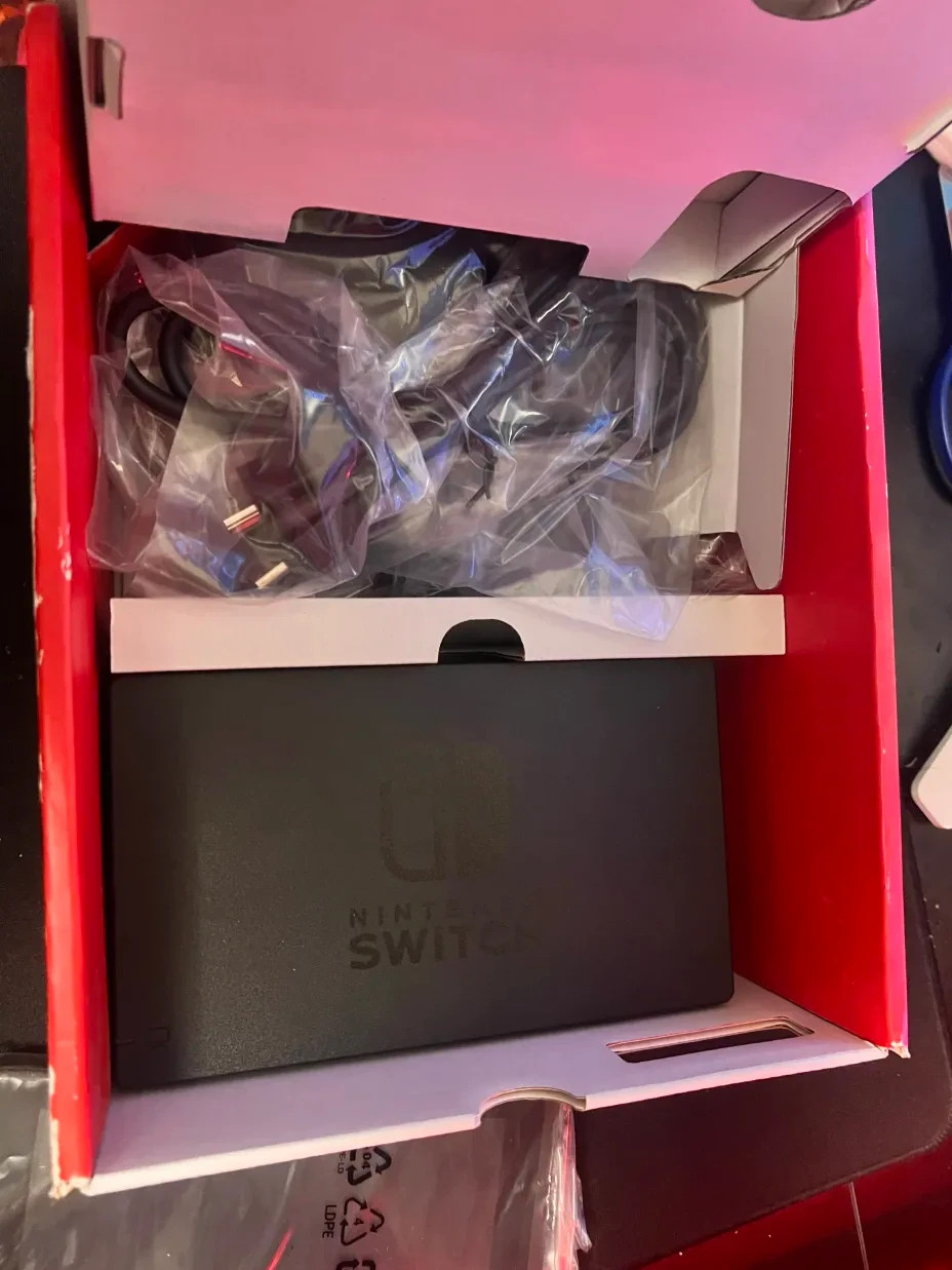 Nintendo Switch 32GB Handheld Console – Neon Red/Neon Blue