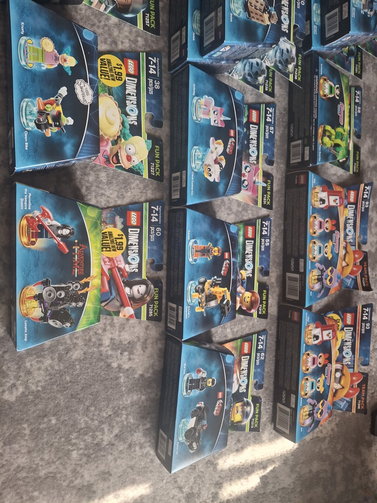 LEGO Dimensions Lot Powerpuff Girls Beetlejuice Dr Who Cyberman Knight Rider