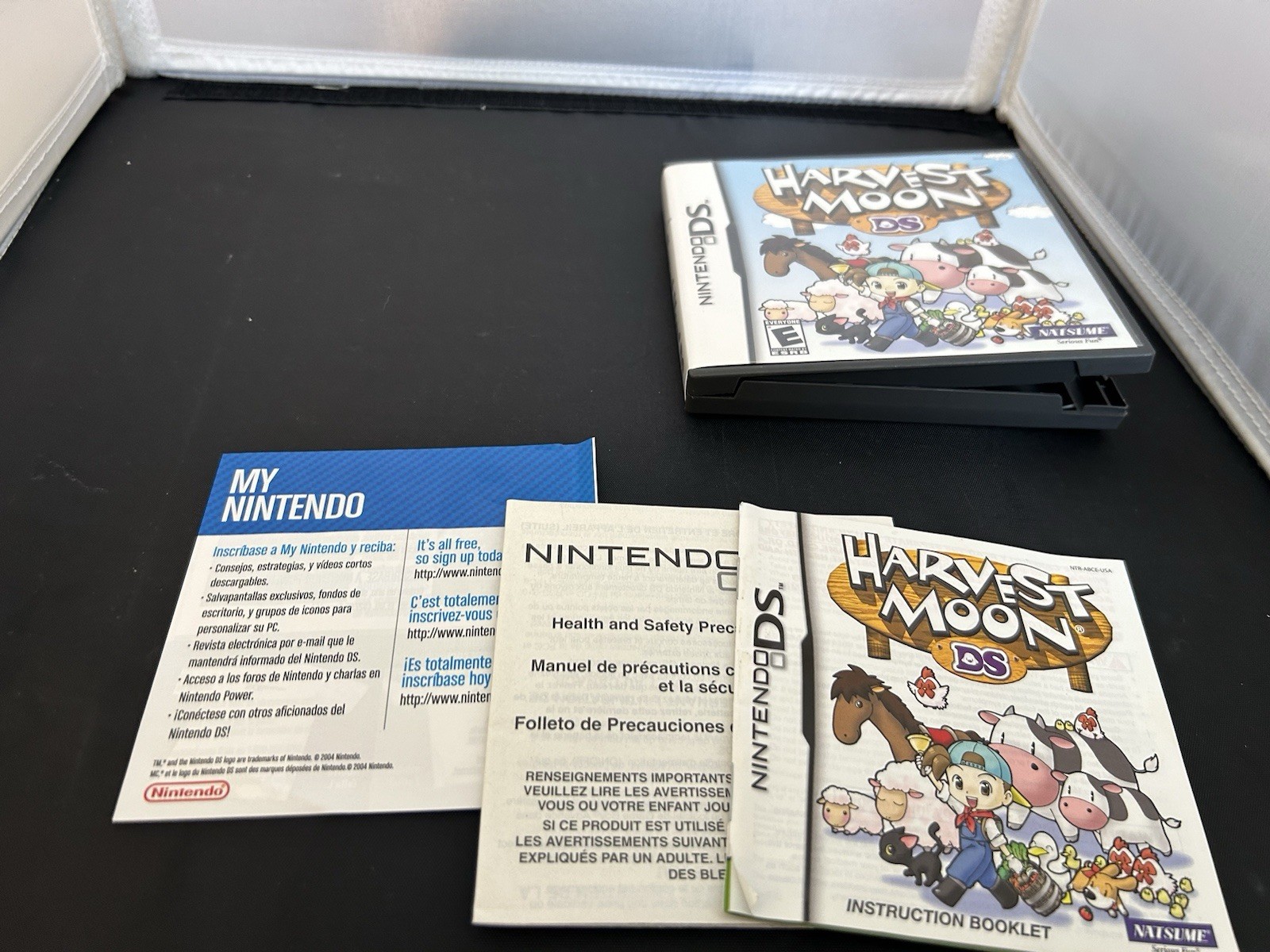 Original Nintendo DS Harvest Moon DS Case And Manual No Game Card Included