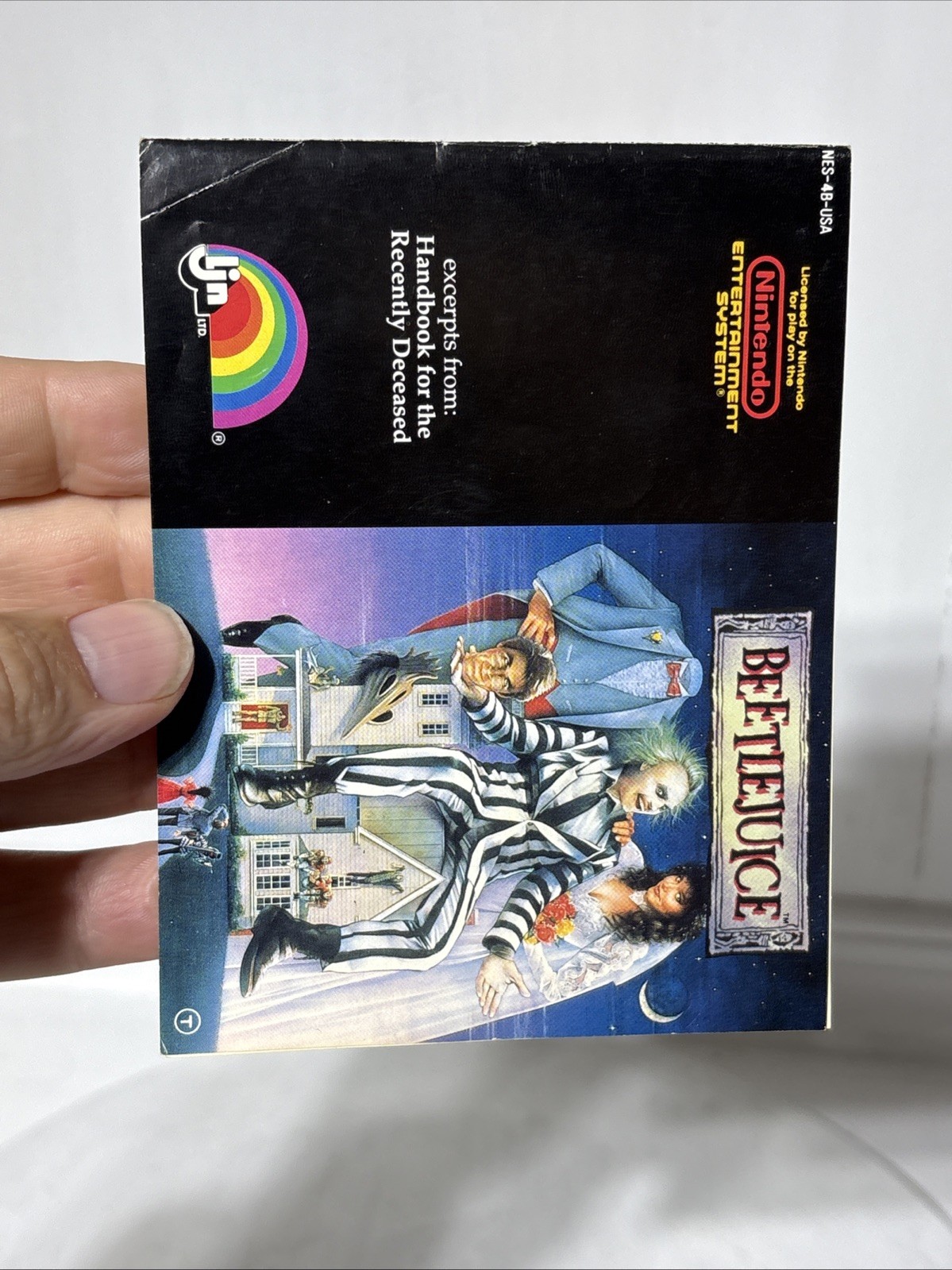 Beetlejuice NES Authentic CIB NICE Condition 🔥