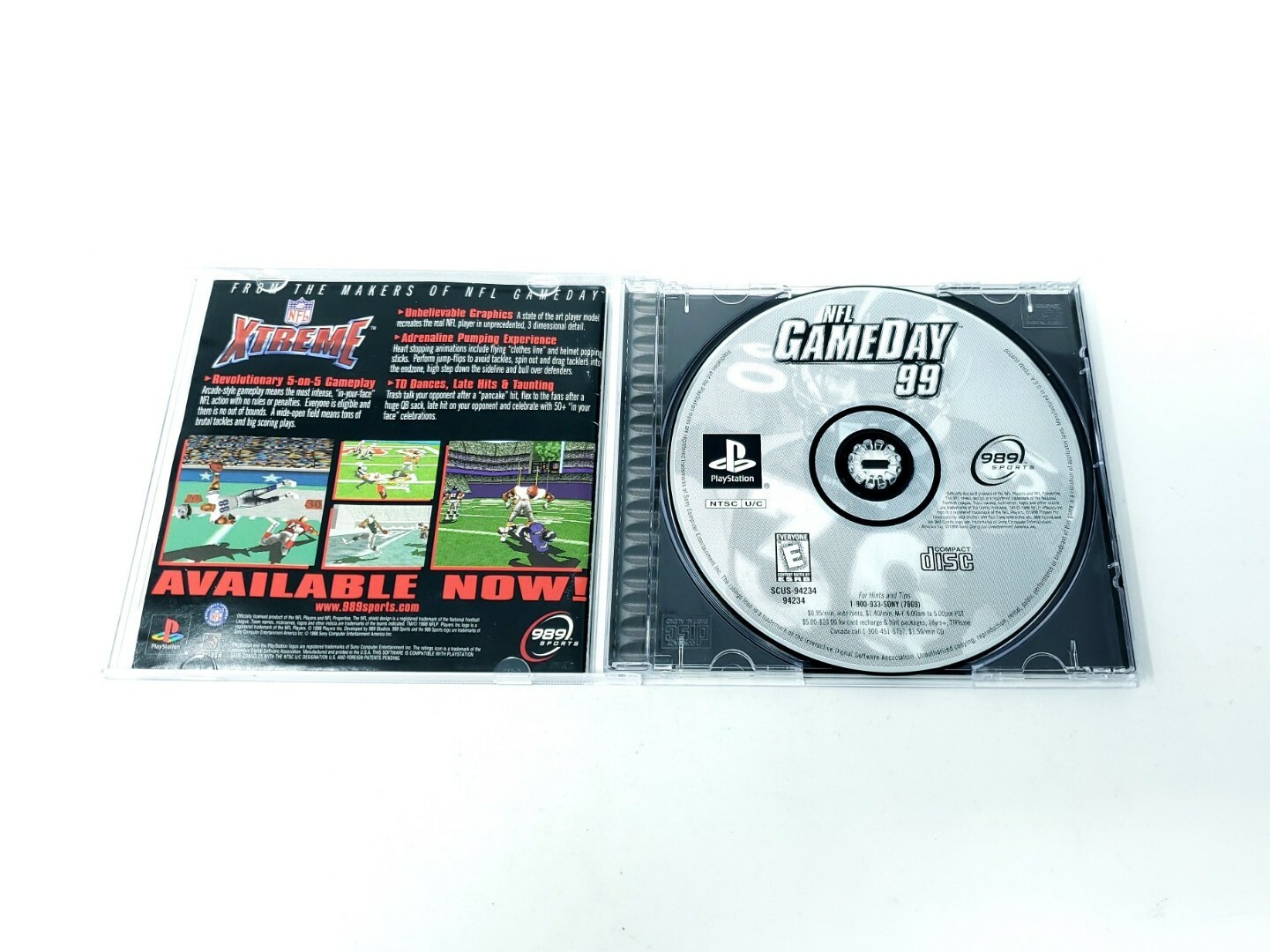 NFL Gameday 99 PlayStation 1 – PS1 Complete, Tackle the Gridiron