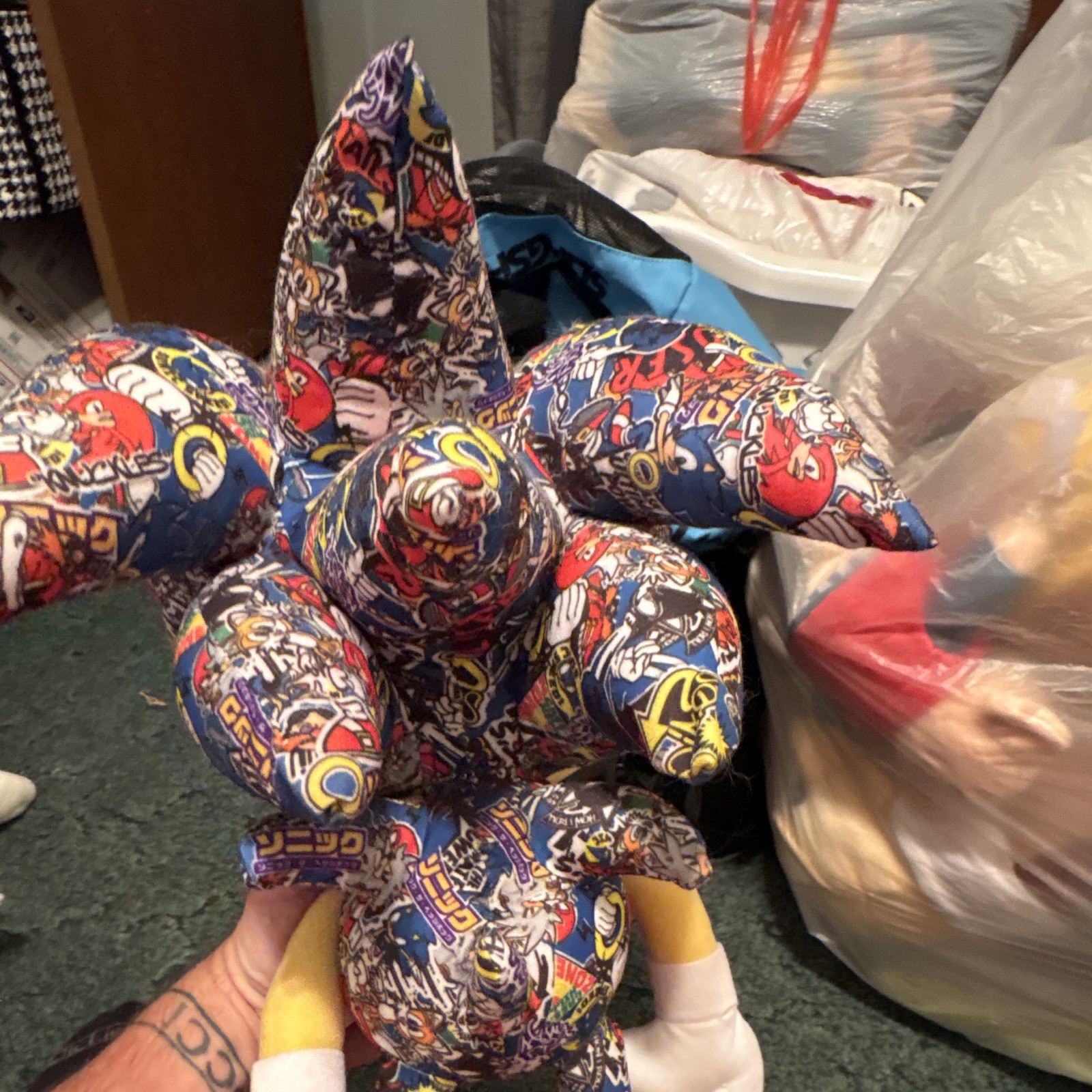 SEGA Sonic the Hedgehog Sticker Bomb Plush Doll 18 in – Sonic Series (2021)