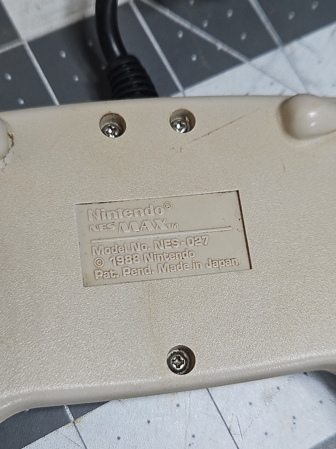 OEM Authentic Nintendo Original NES Max Turbo Controller NES-027 Japan 1988 GC