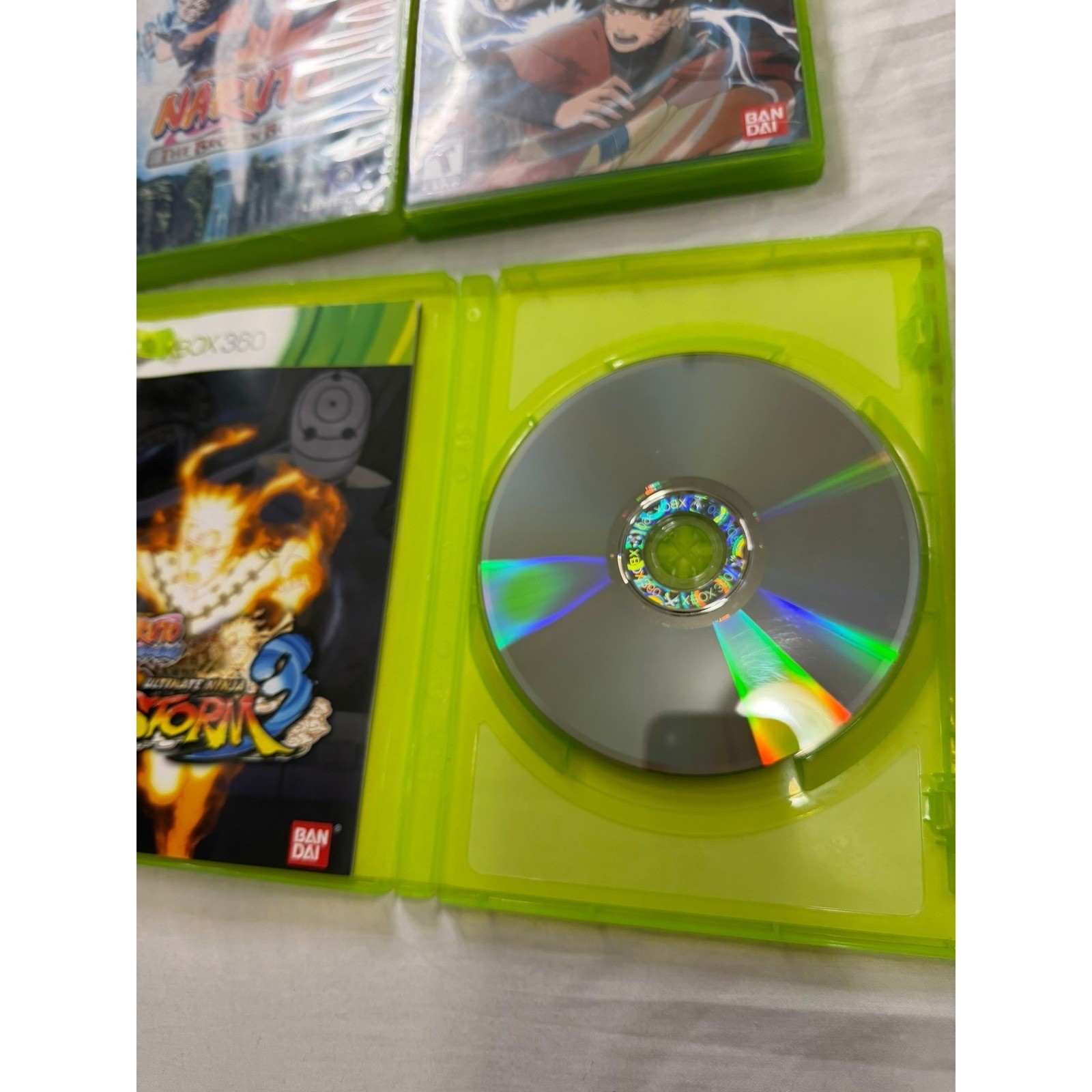 Naruto Xbox 360 Game Lot Broken Bond Storm 2 3 Generations Bundle 4 Games