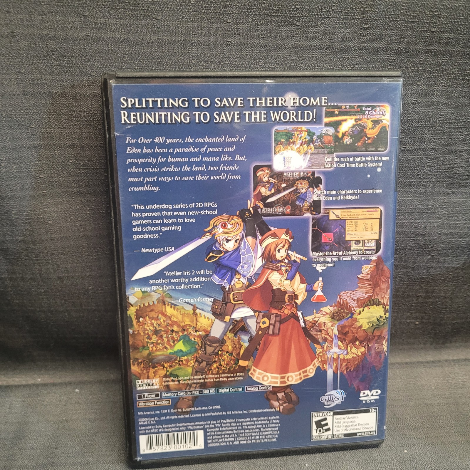 Atelier Iris 2: The Azoth of Destiny (Sony PlayStation 2, 2006) PS2 Video Game