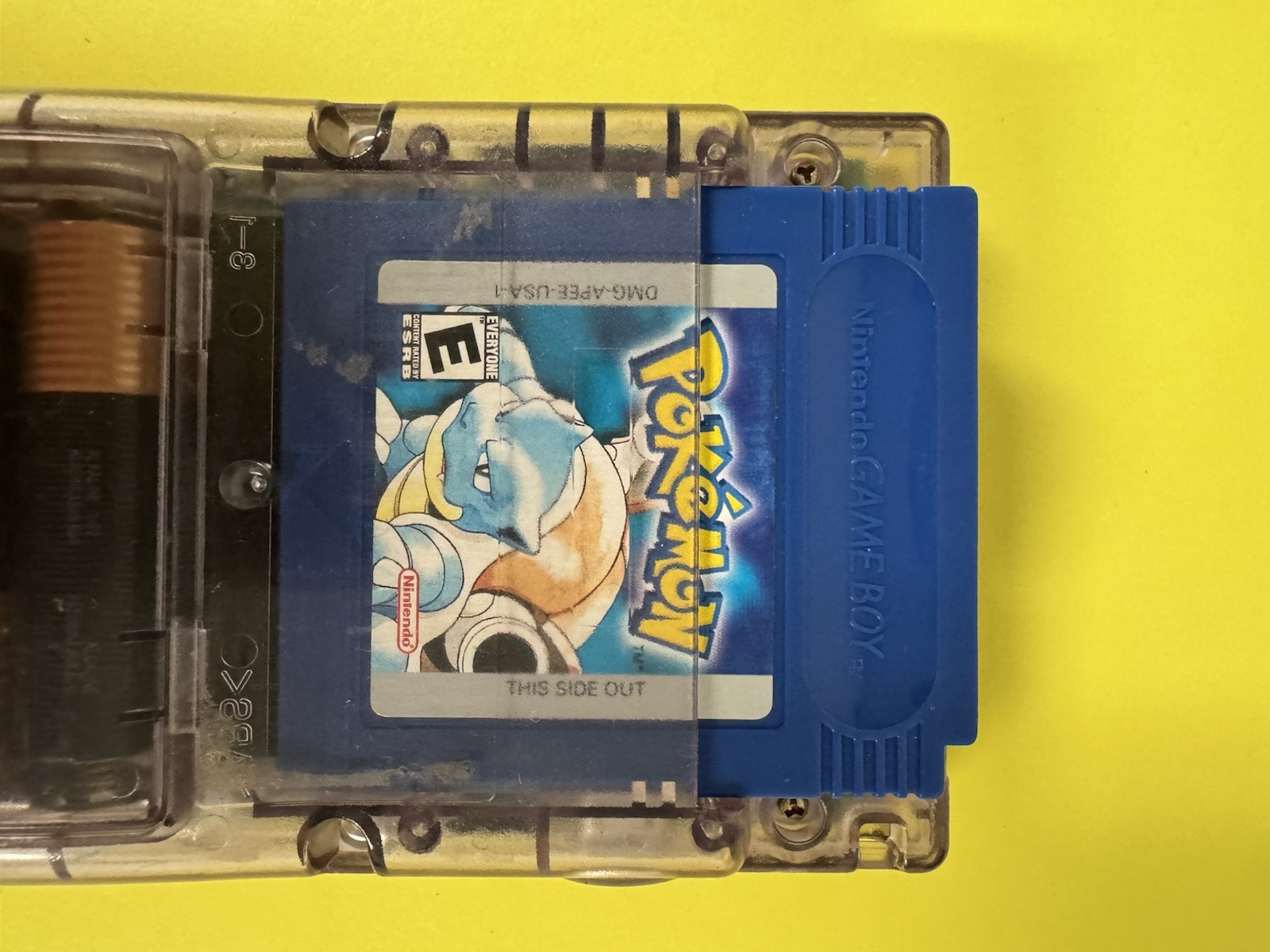Pokemon Blue Nintendo Gameboy Authentic Cartridge TESTED! WORKS/SAVES