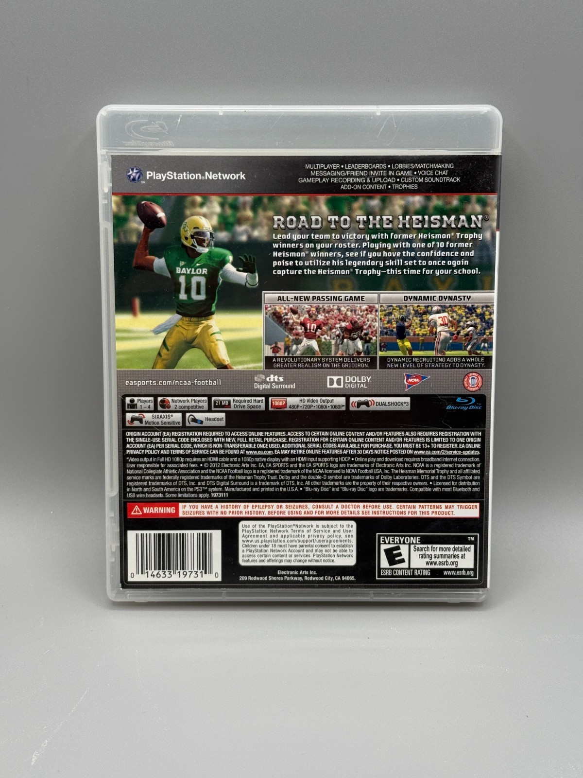 NCAA Football 13 (Sony PlayStation 3, 2012)CIB Complete