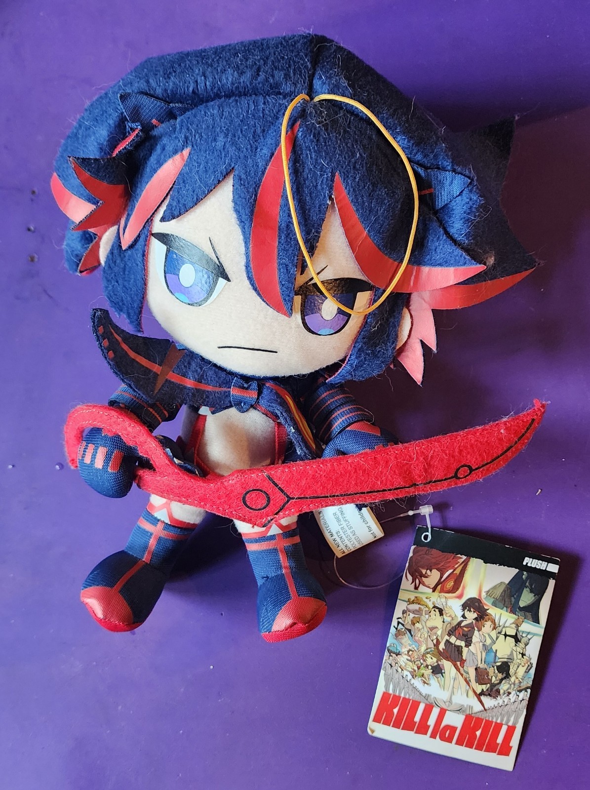 NWT Kill la Kill 8″ Plush – RYUKO MATOI SWORD New Great Eastern Aniplex