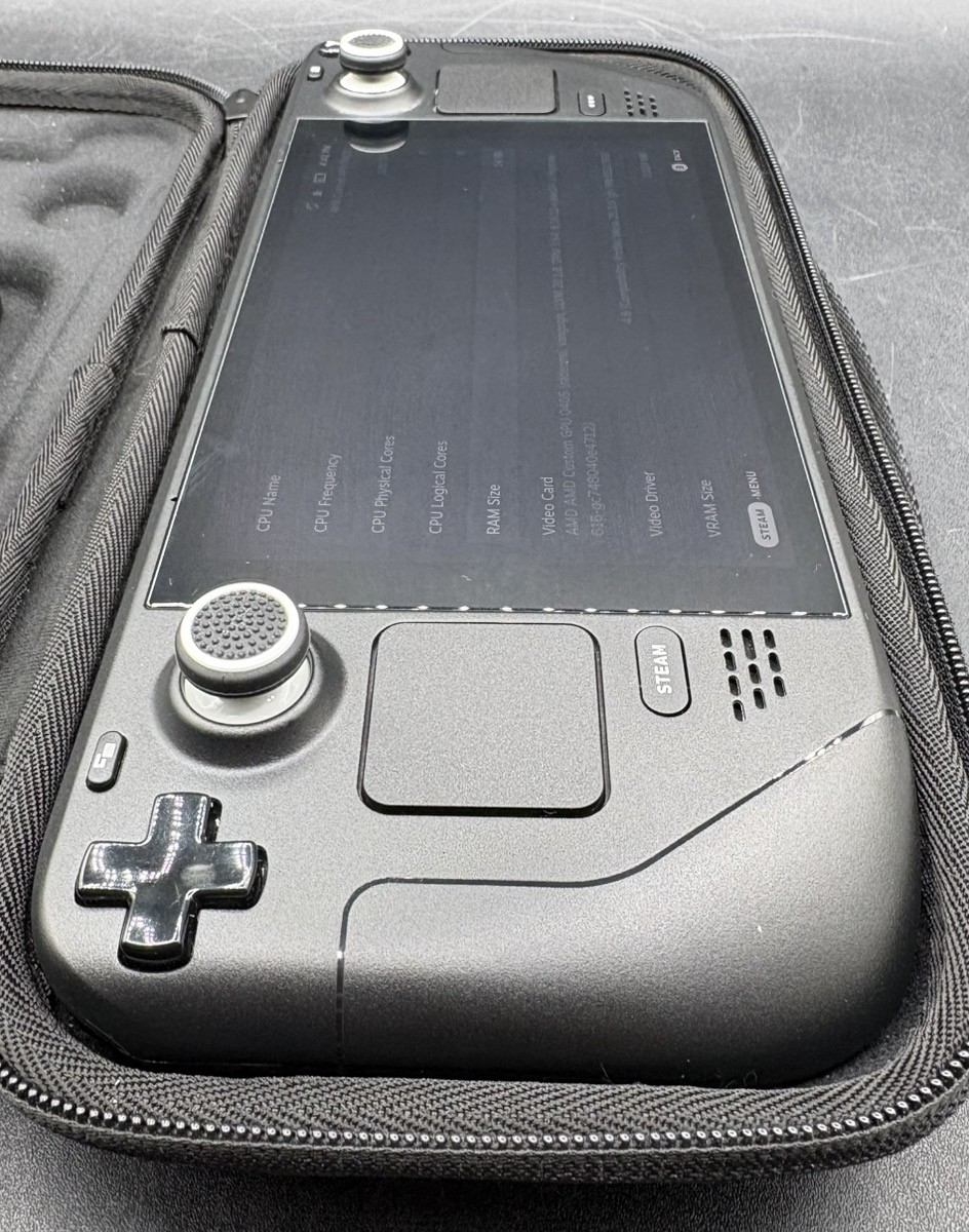VALVE STEAM DECK 1010 1TB HANDHELD CONSOLE W/ CASE & CHARGER (MVP039661)