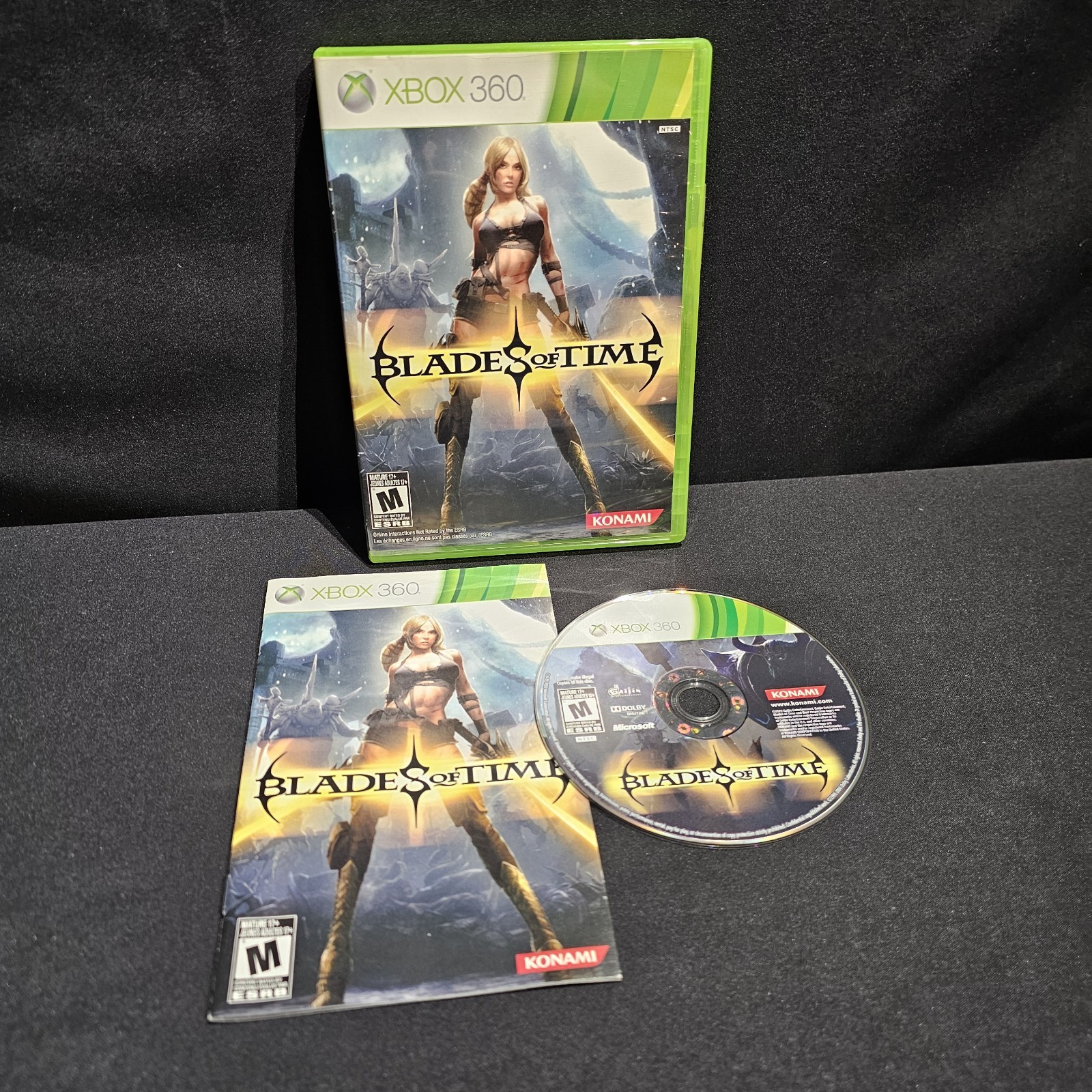 Blades of Time (Microsoft Xbox 360, 2012) CIB COMPLETE – TESTED