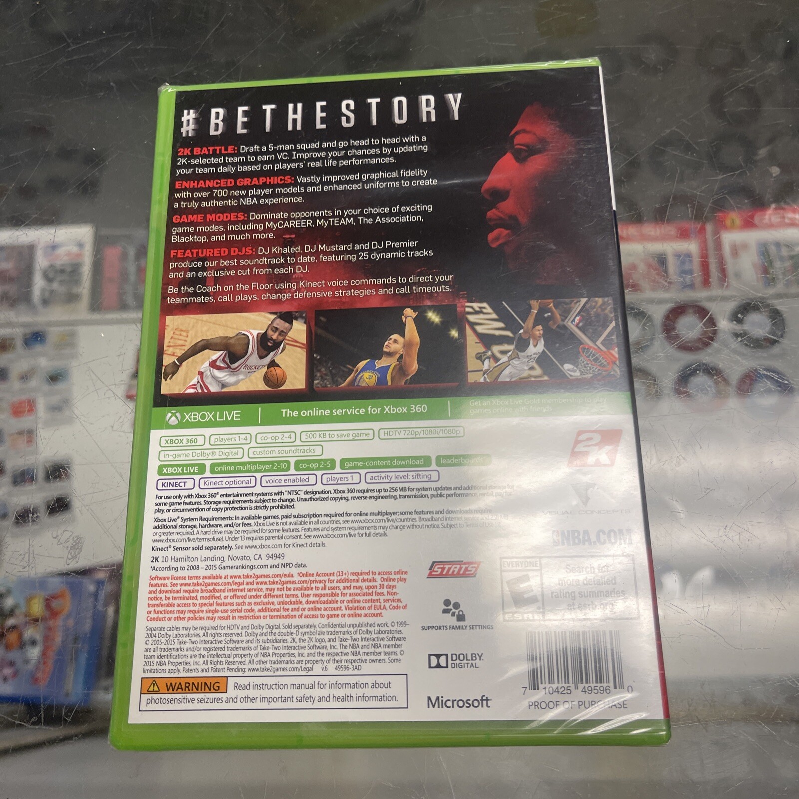 NBA 2K16 – Xbox 360 – Video Game By Take 2 Interactive – New AD Cover